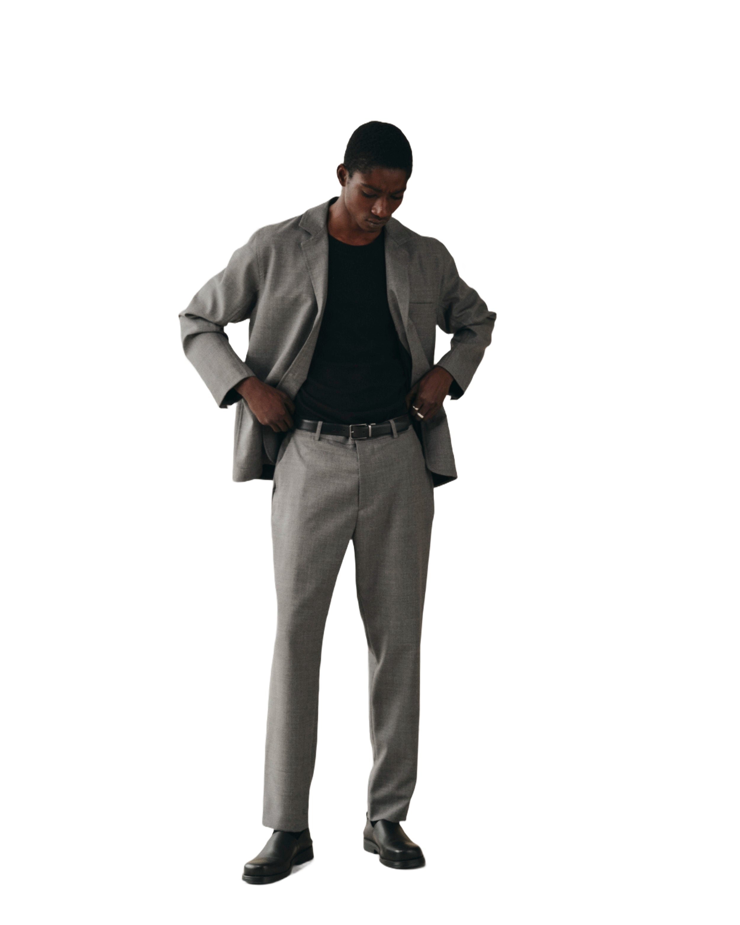 Detroit Steel Grey Stirrup Pants Noyoco Grey