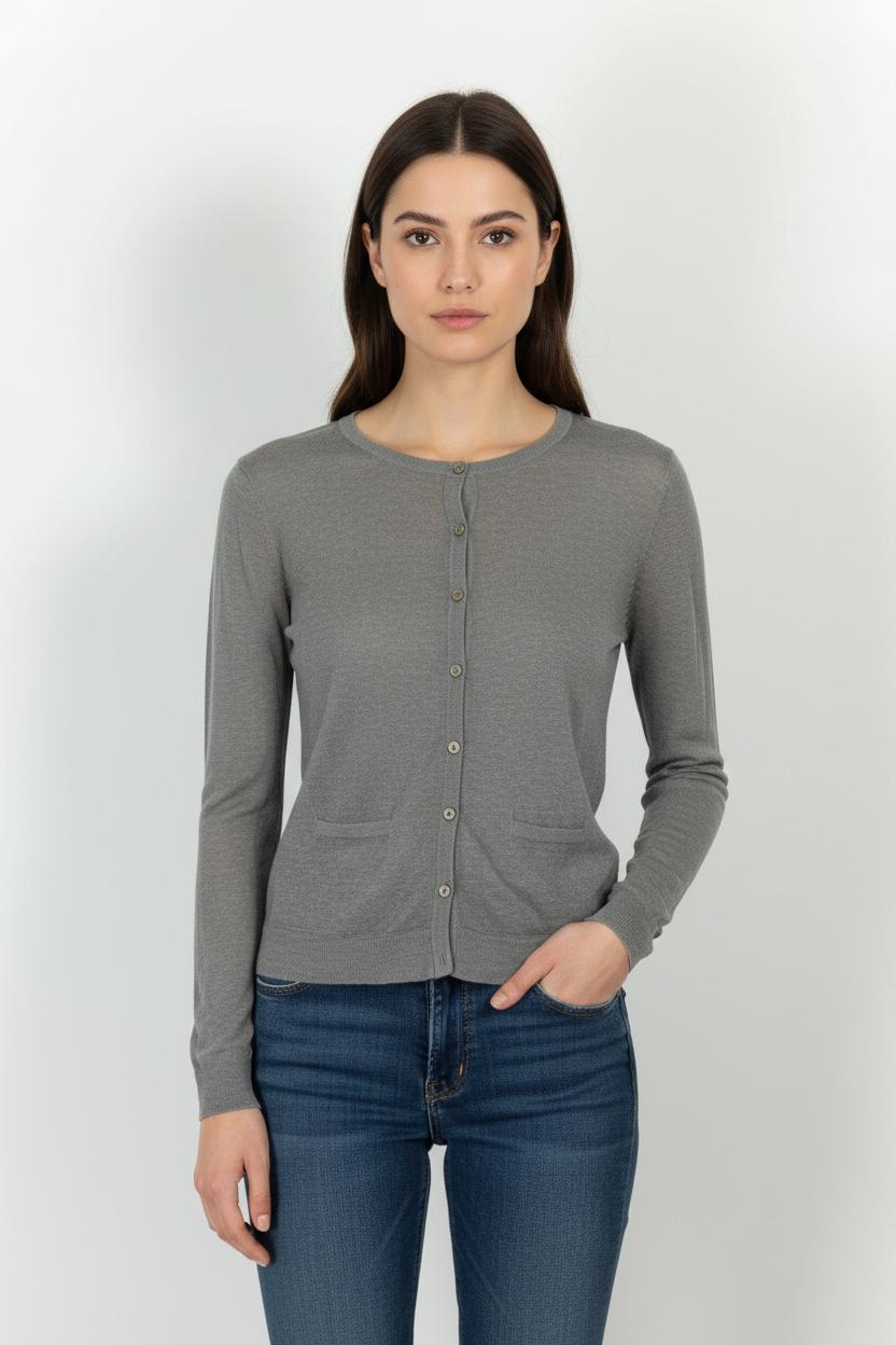 Cardigan MARIE SIXTINE - SECONDE MAIN Grey