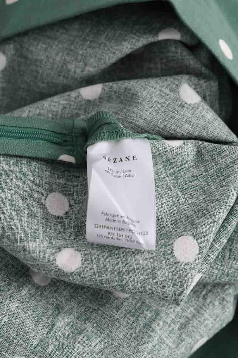Wide trousers SEZANE - Seconde main Green