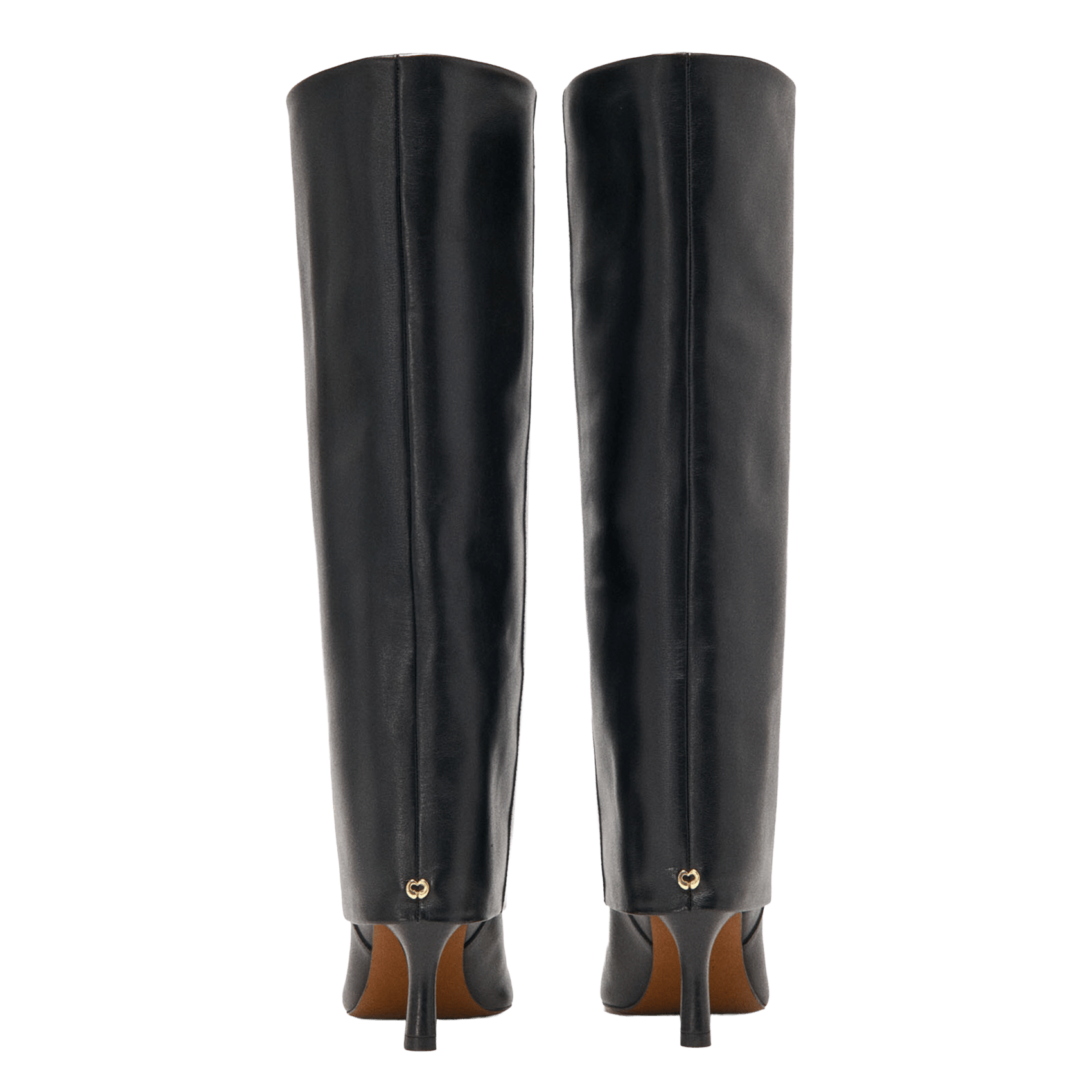 Bottes en cuir MAJE Noir