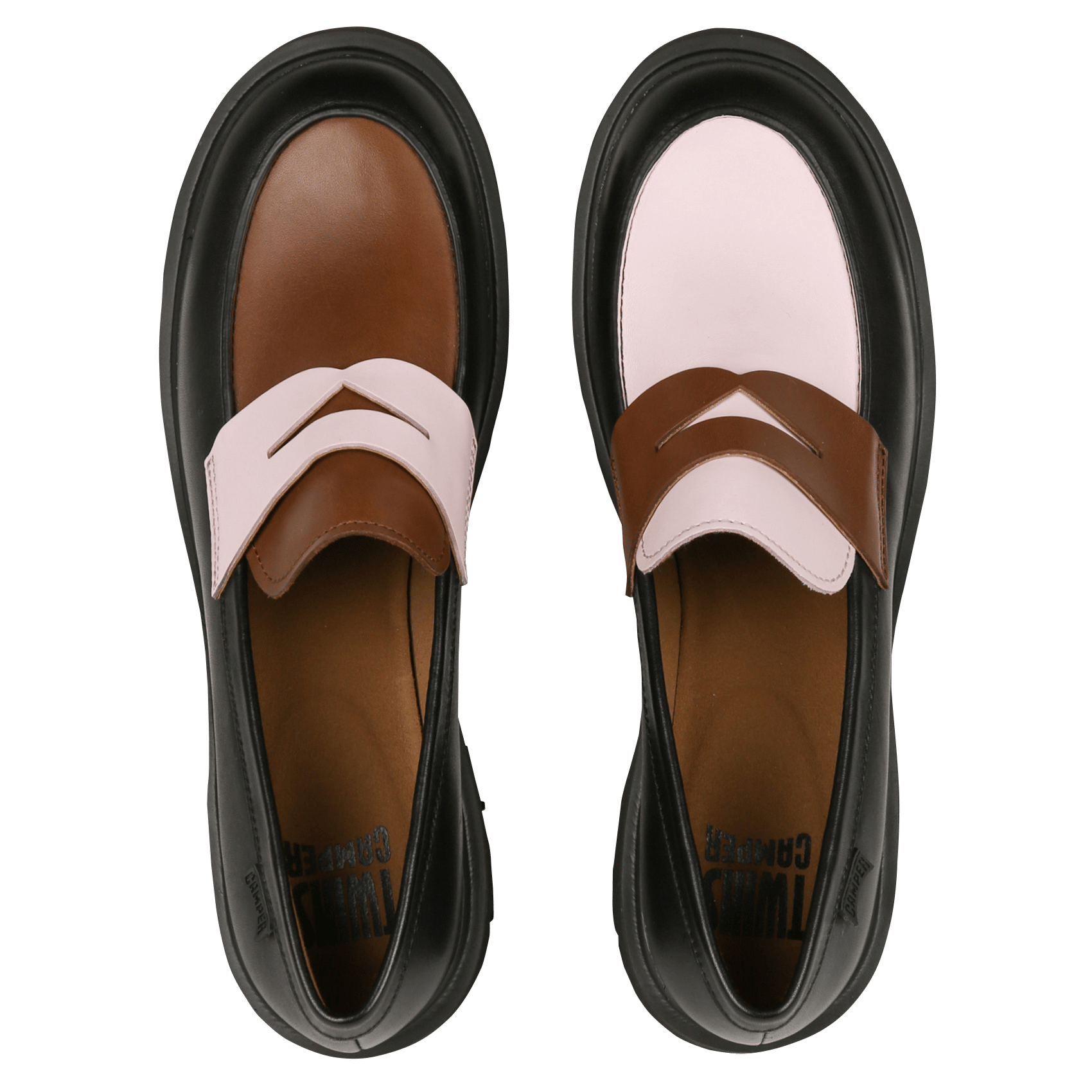 Leather loafers CAMPER Multicolored