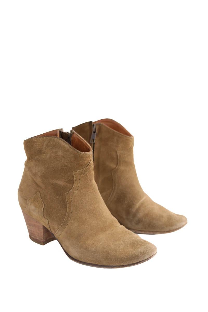 Ankle boots ISABEL MARANT ÉTOILE - SECONDE MAIN Khaki