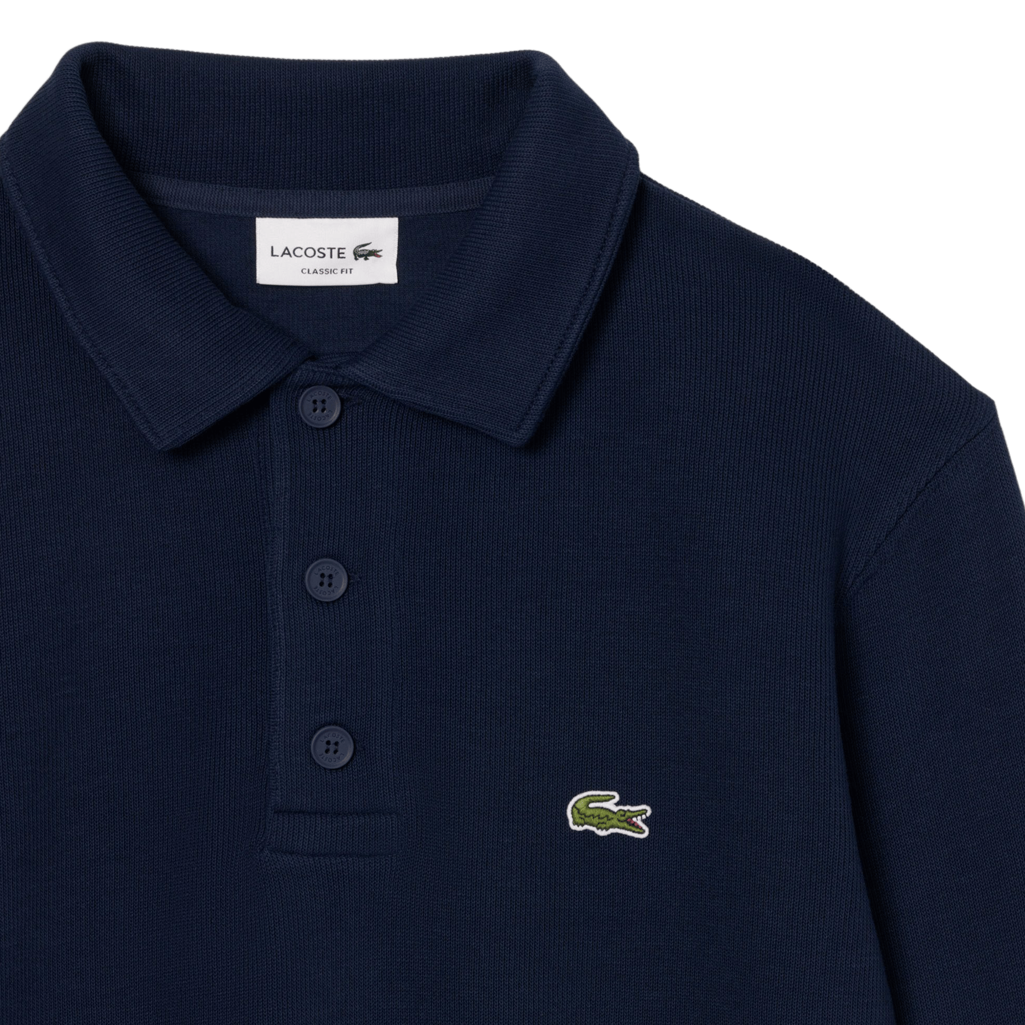 Polo-Sweatshirt aus Baumwollmischung LACOSTE Blau