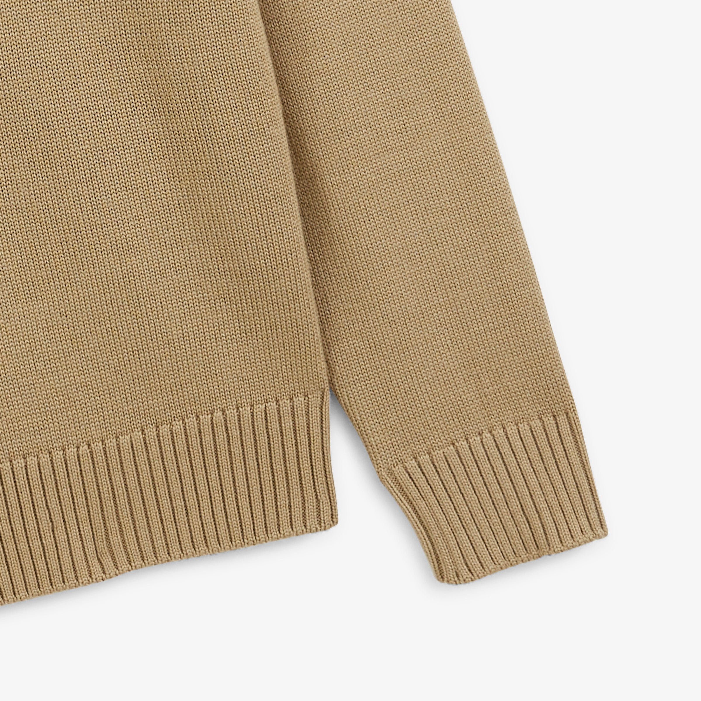 Blanco Biarritz beige jacquard crew-neck Mohan sweater SERGE BLANCO Beige
