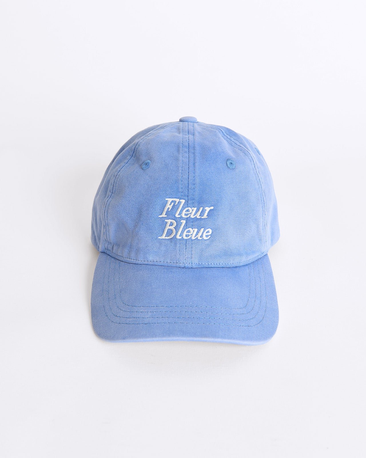 Embroidered Blue Flower Cap EMOI EMOI Blue