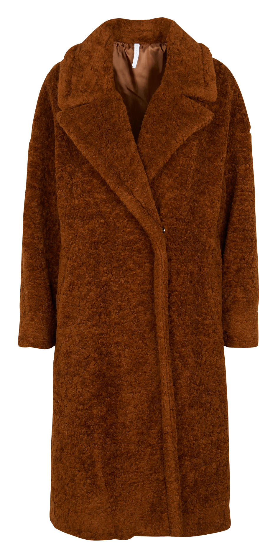 Coat with tailored collar IMPERIAL Brown