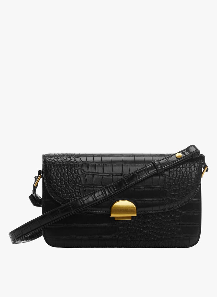 Mango crocodile bag sales