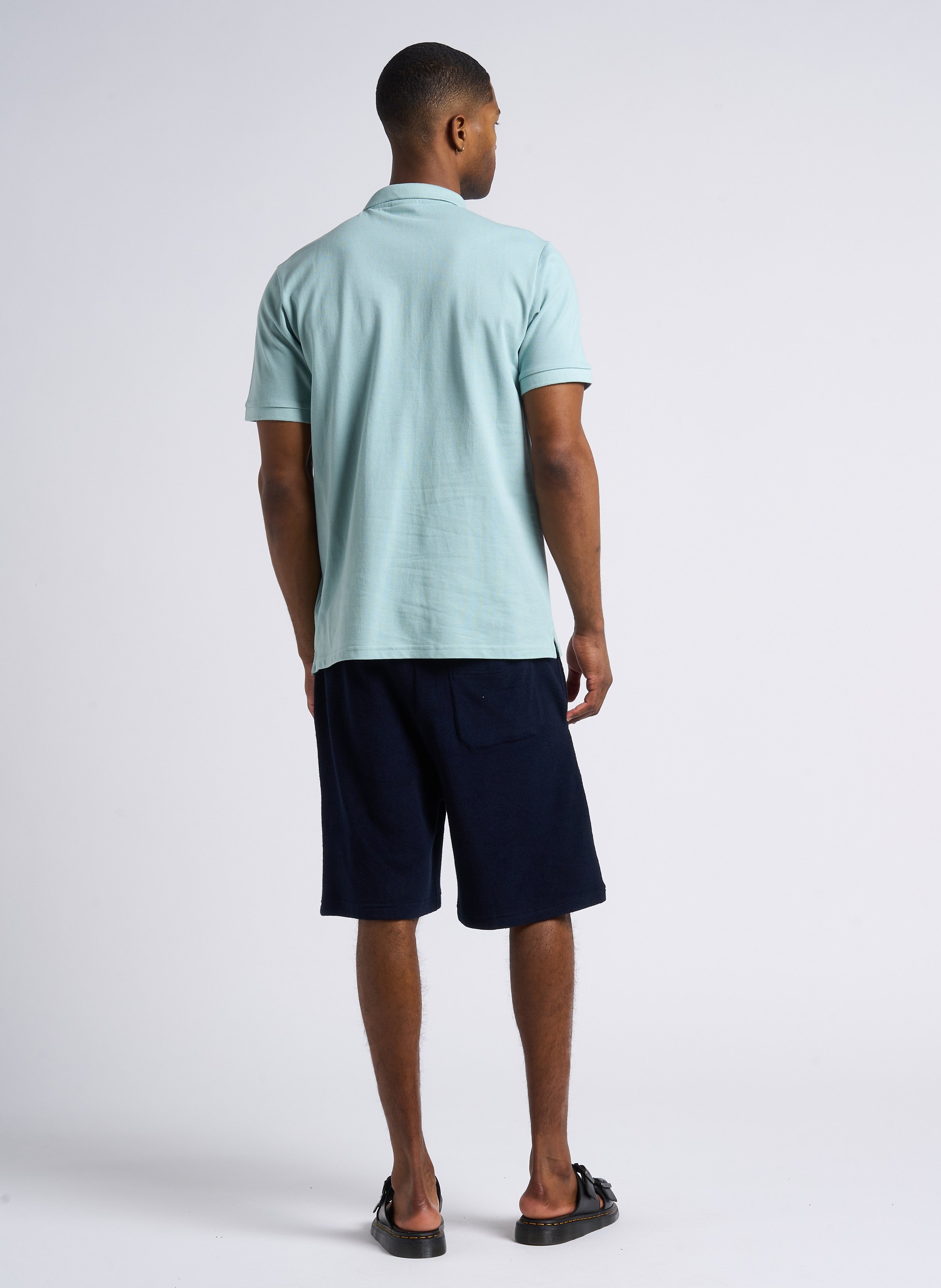 Poloshirt aus Bio-Baumwolle, Regular Fit KNOWLEDGE COTTON APPAREL Grau