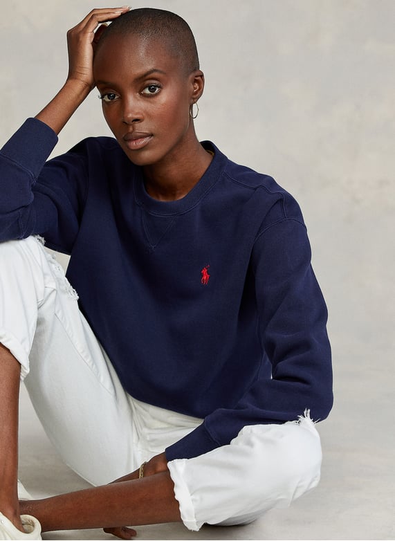 Sudadera Sin Capucha Mujer Sudadera De Felpa Con Capucha Y