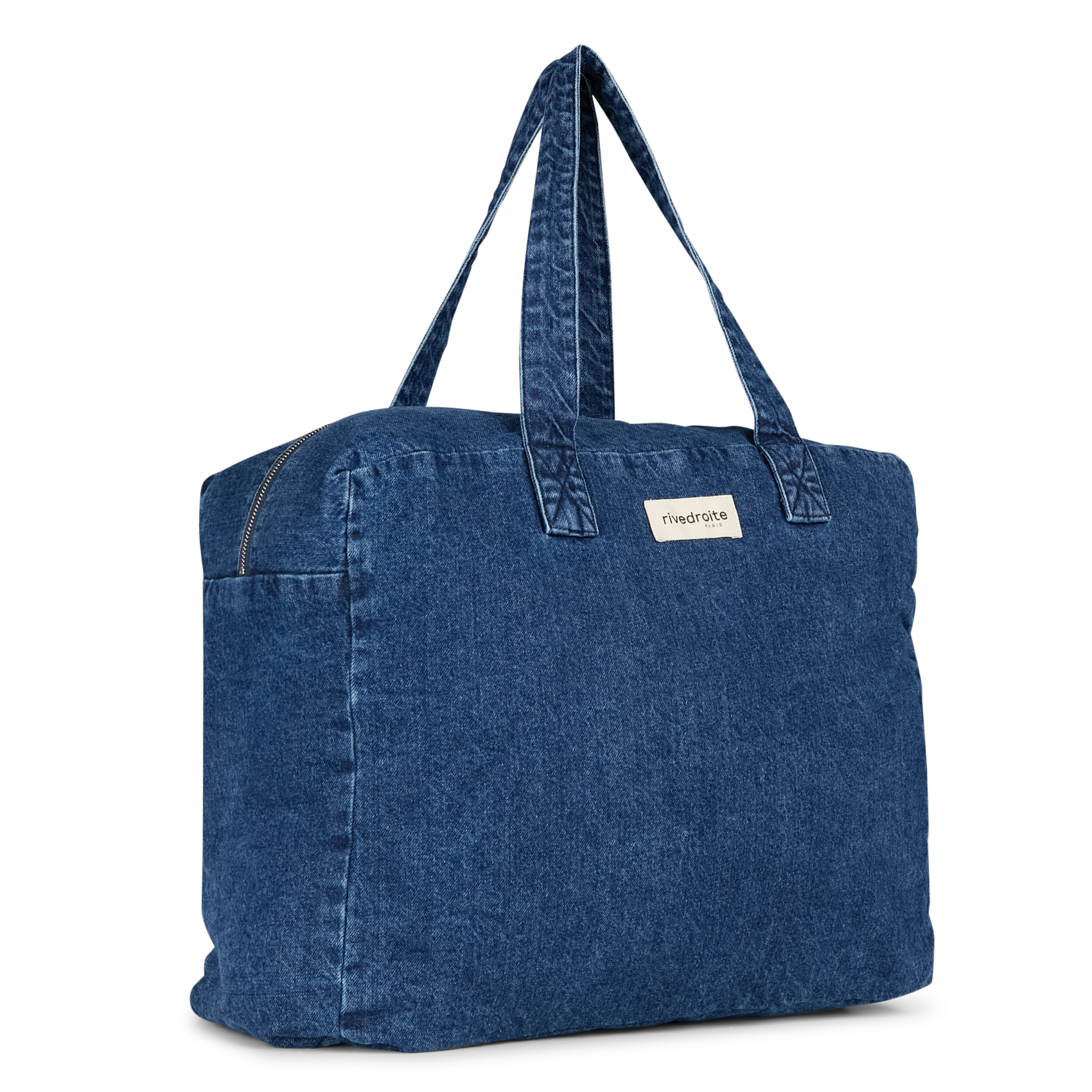 Weekend bag in blended cotton RIVEDROITE PARIS Blue