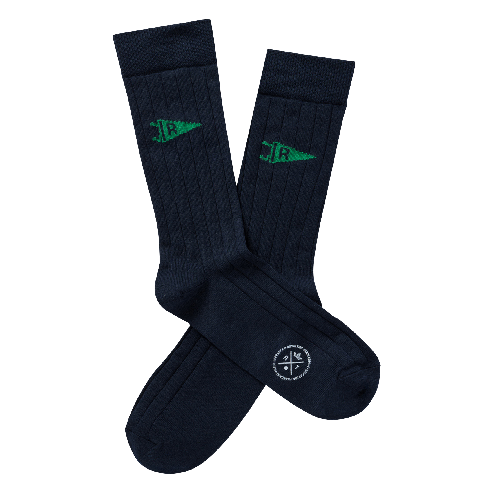 Katoenen sokken met logo ROYALTIES Blauw