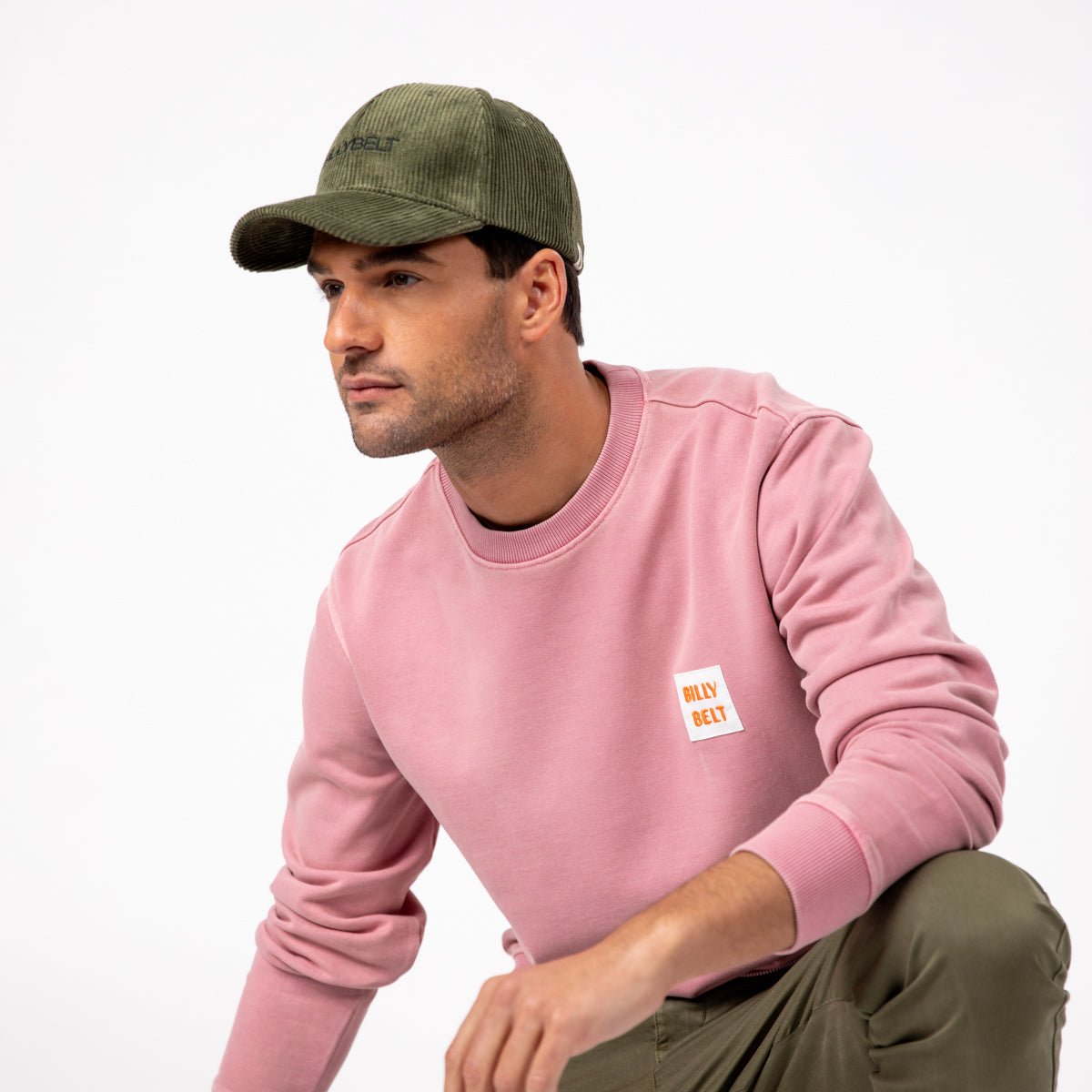 Velvet cap BILLYBELT Khaki