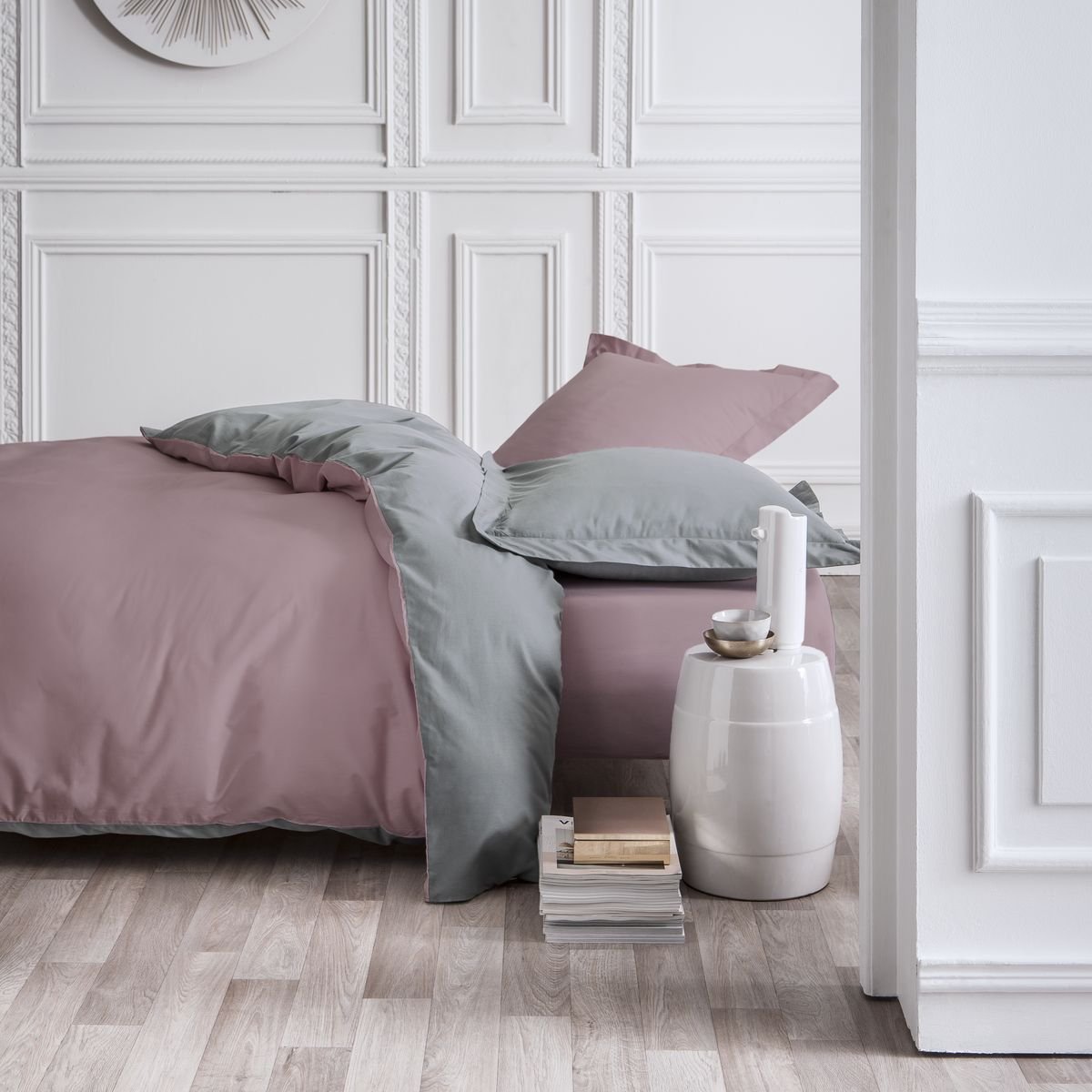 Cotton bedding set TODAY LINGE DE MAISON Grey
