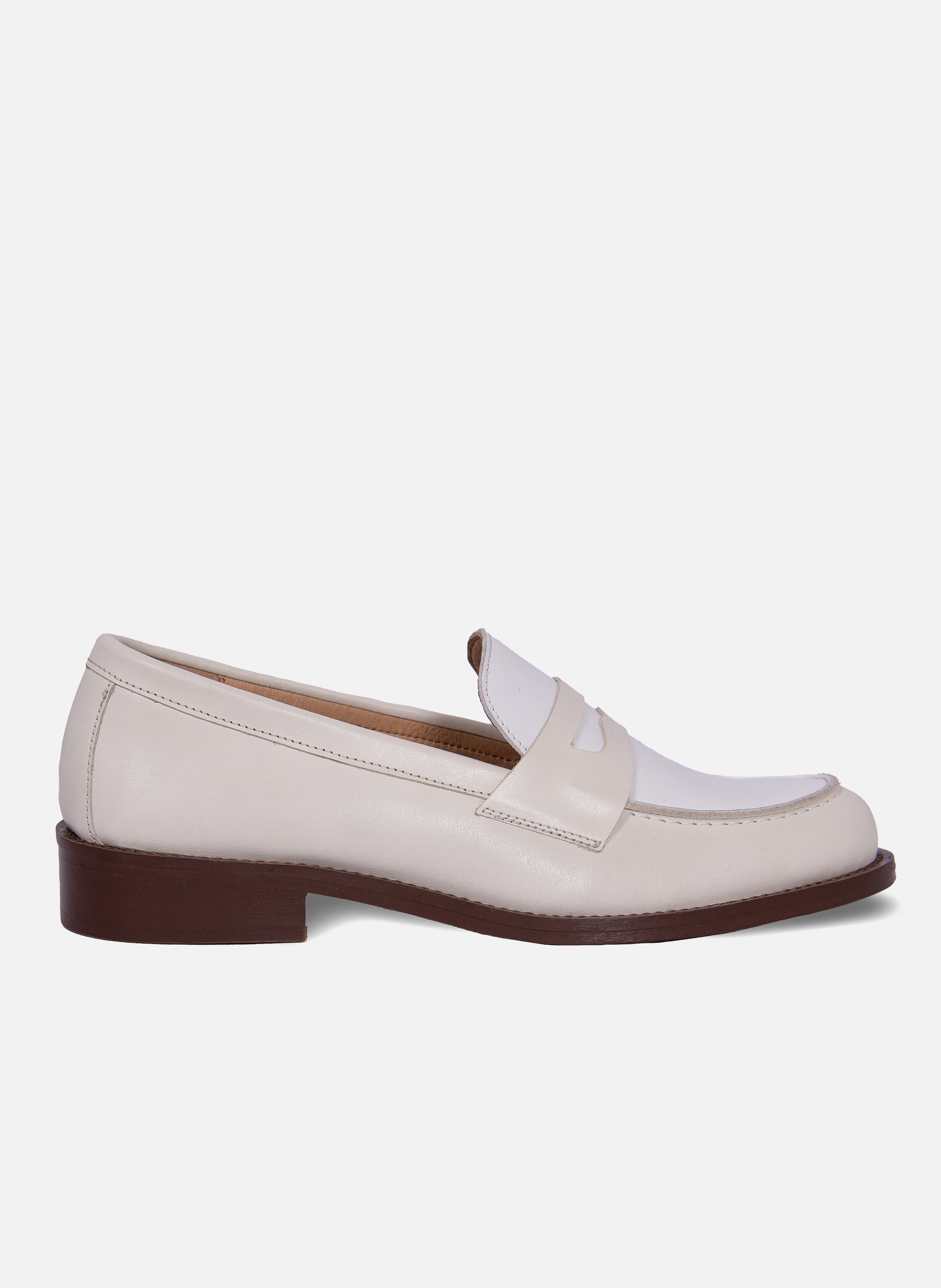Leather loafers JULES & JENN Beige