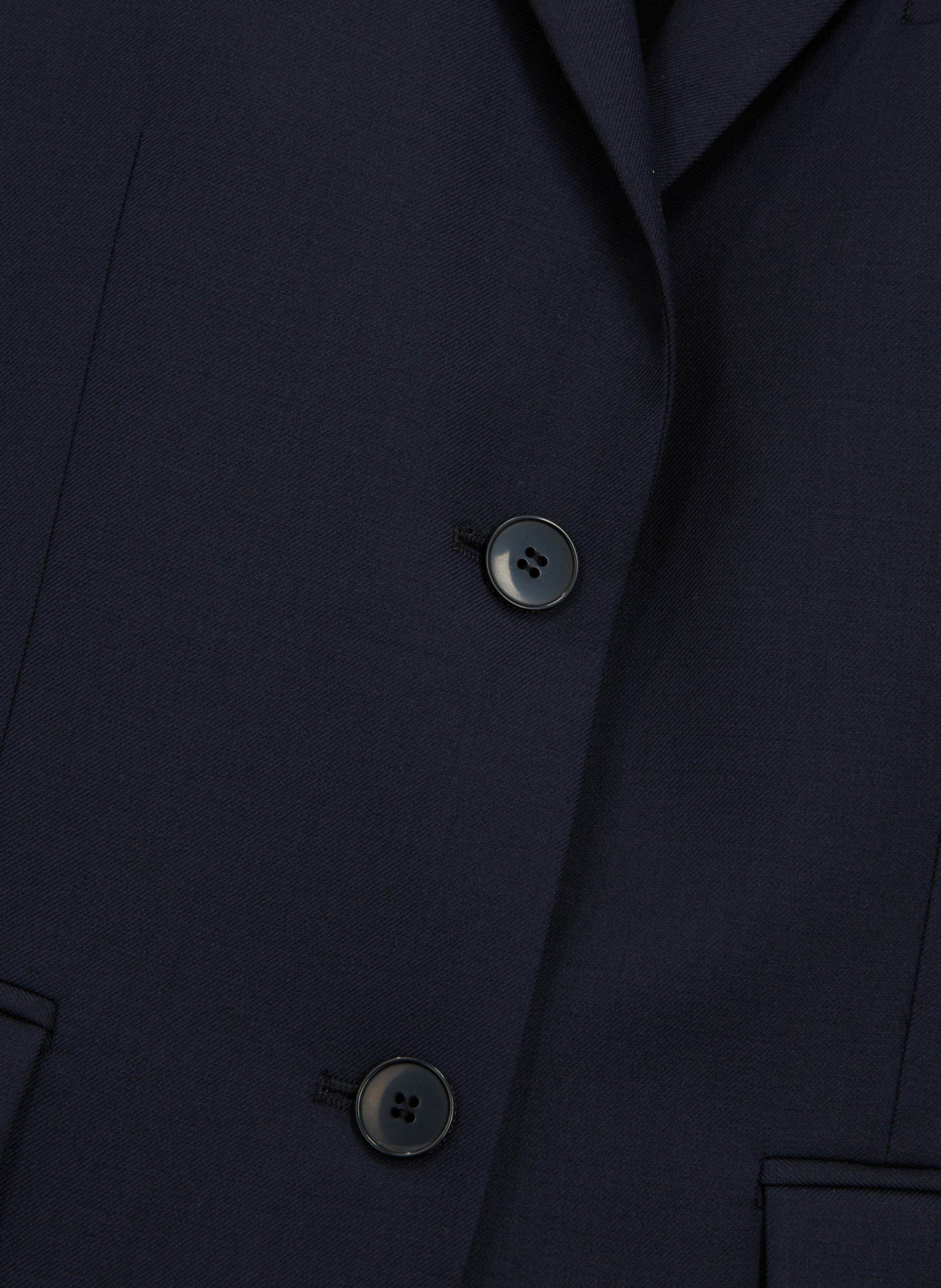 Fitted wool suit jacket THE KOOPLES Blue