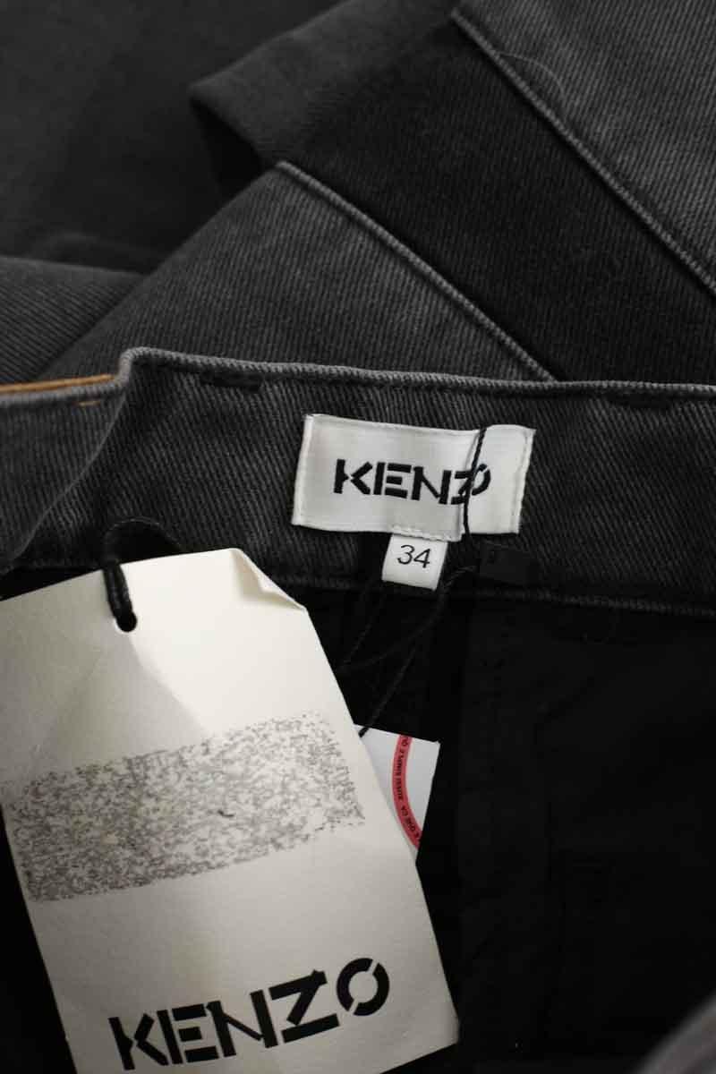 Cotton skinny jeans KENZO - SECONDE MAIN Grey