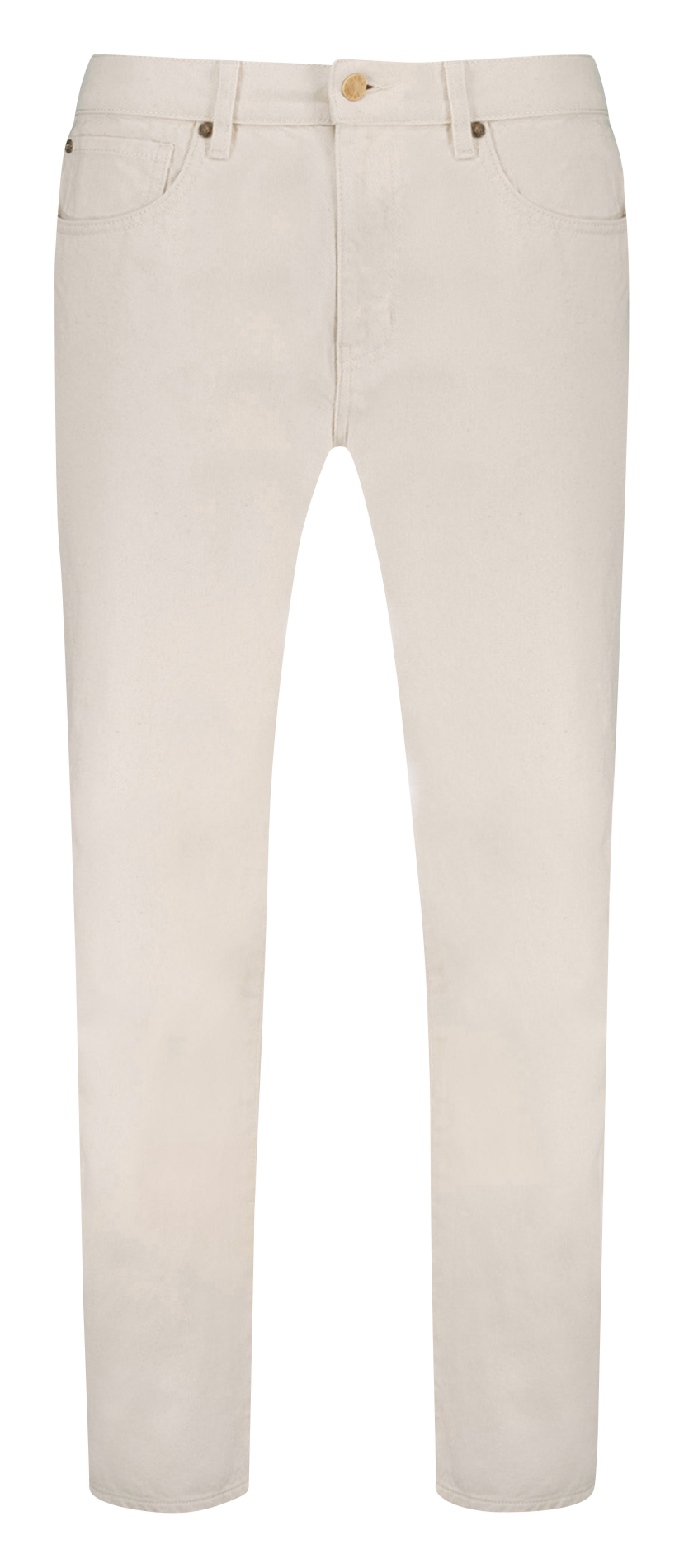 Cotton-blend straight jeans FAGUO Beige