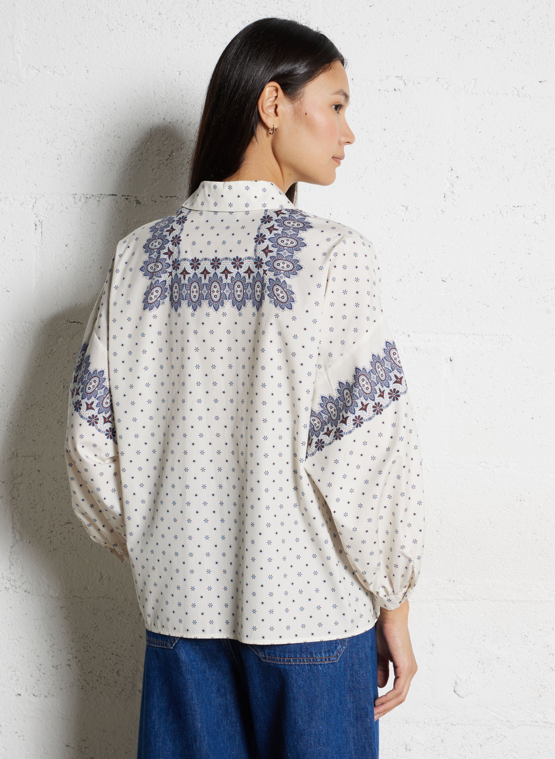 Capri plain oversized shirt MAX MARA WEEK END White