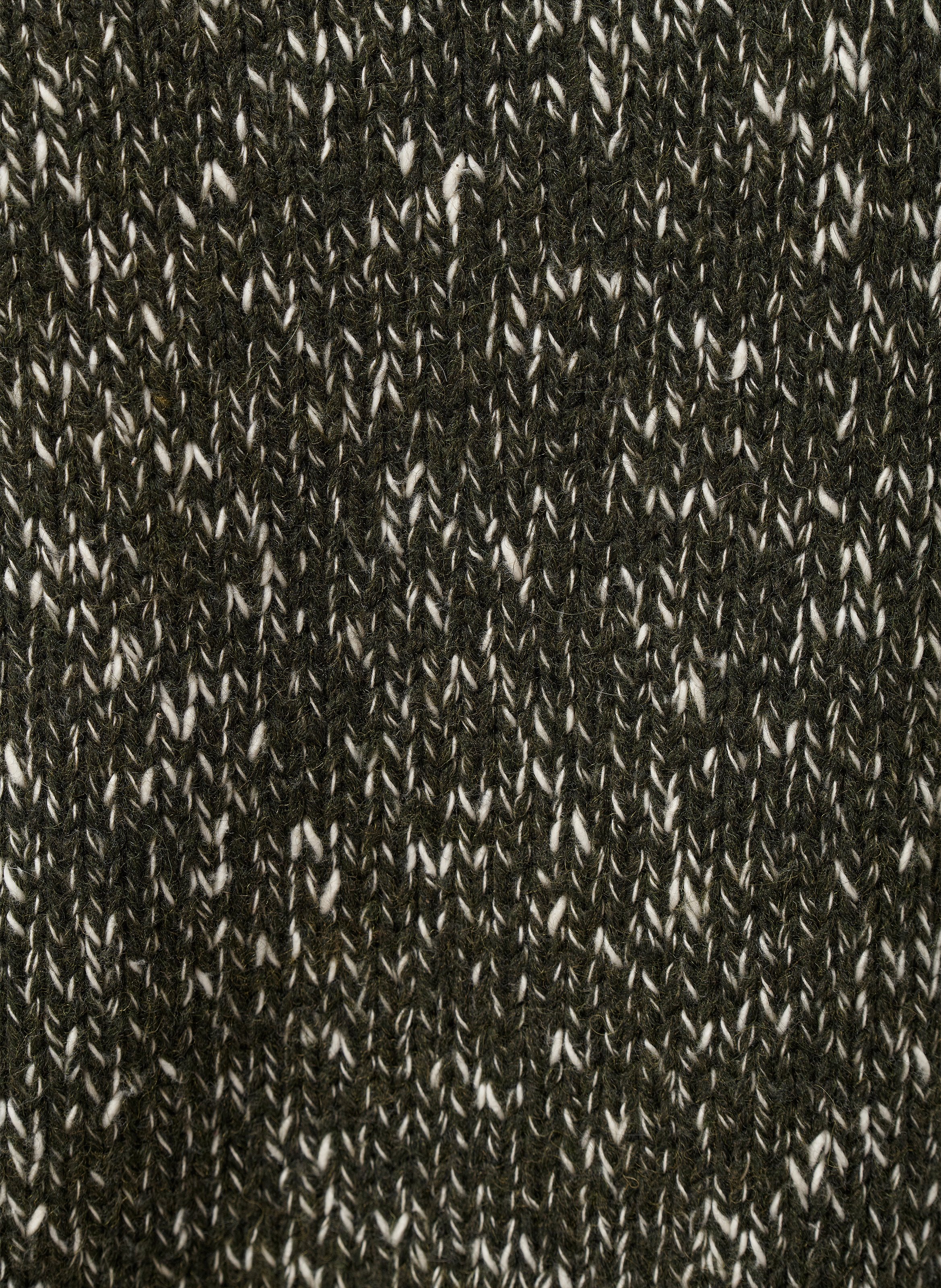 Pull col montant en maille chinée HUMILITY Vert