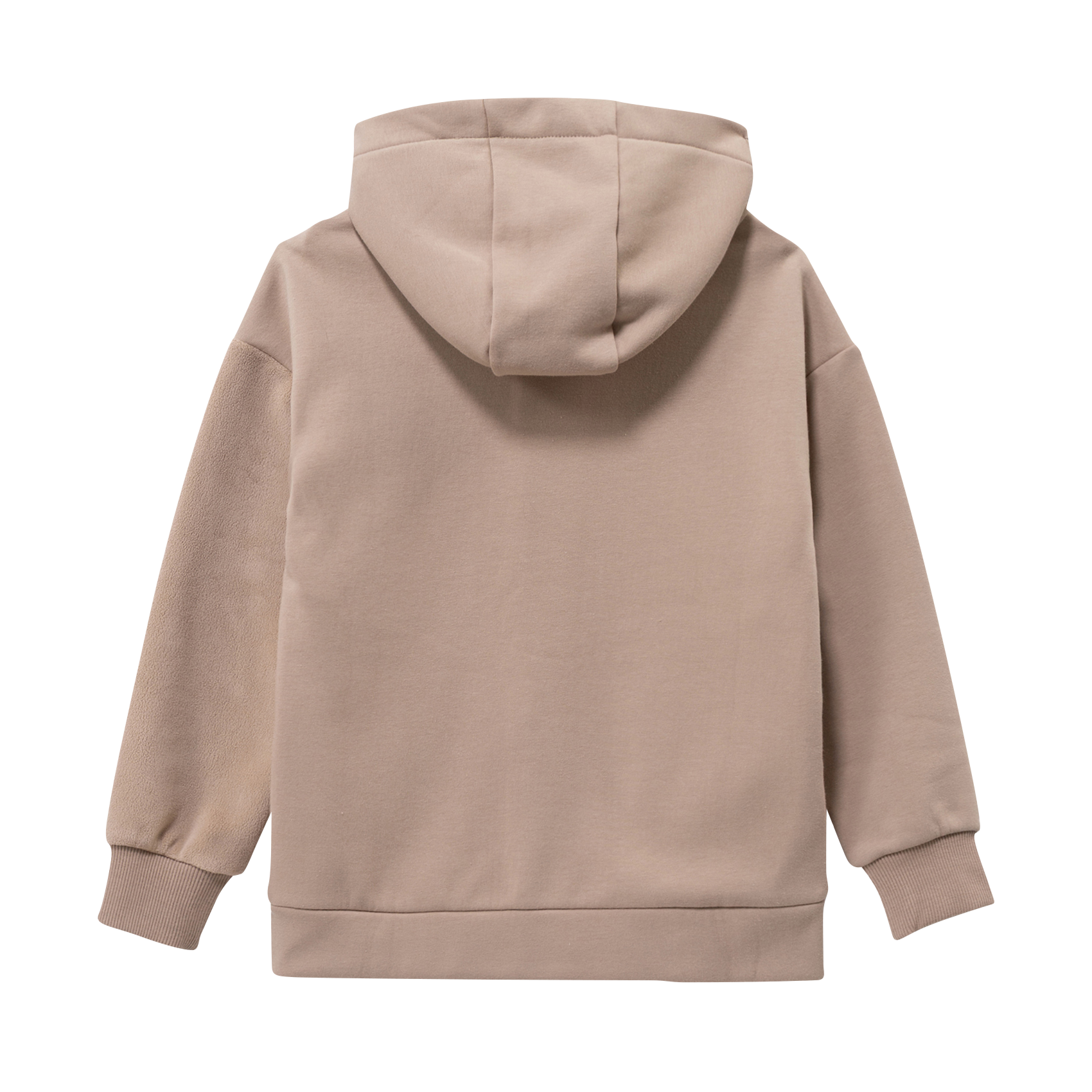 Straight hooded jacket in blended cotton IKKS JUNIOR Beige