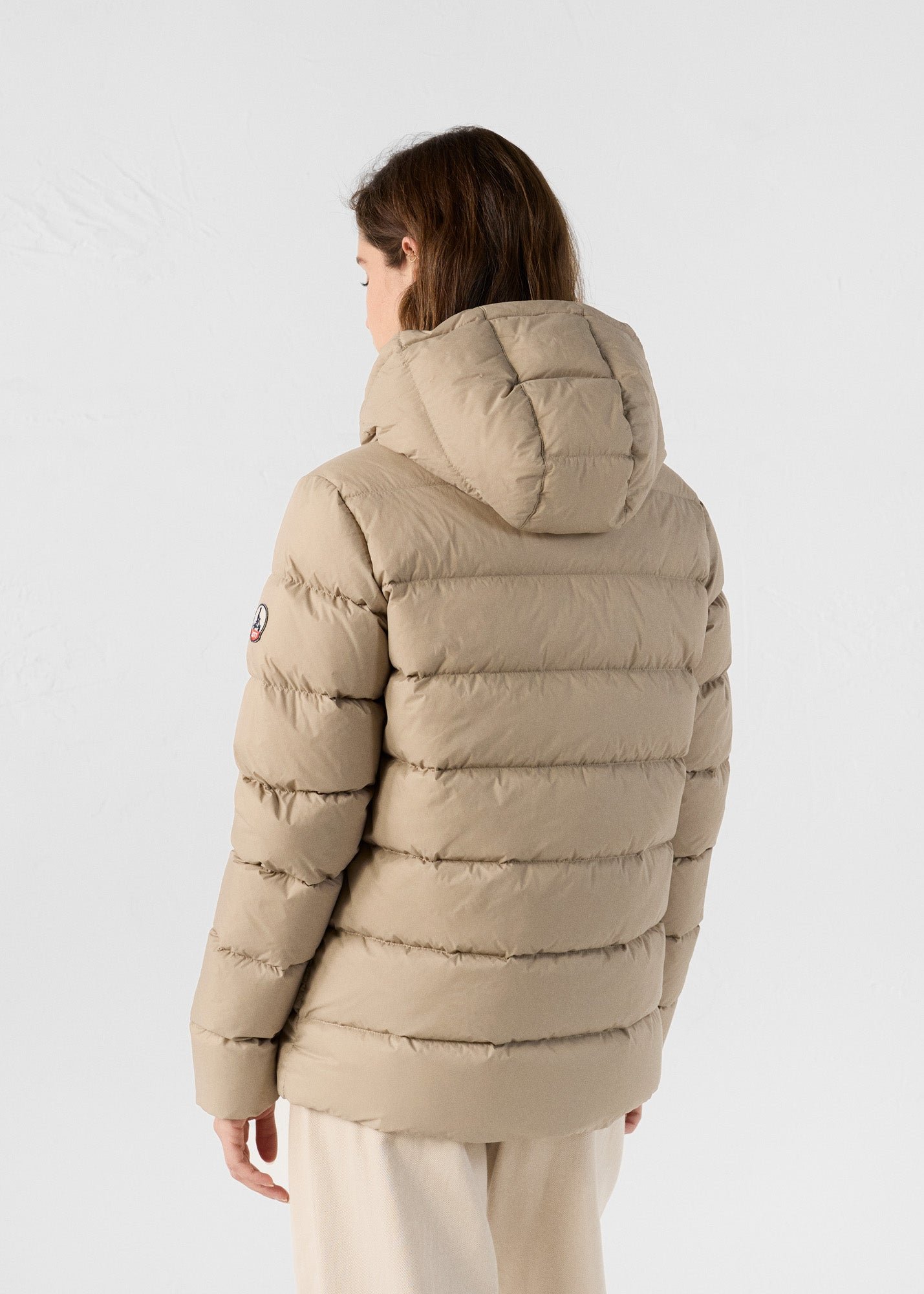 Johanne Comfort Puffer Jacket JOTT Beige