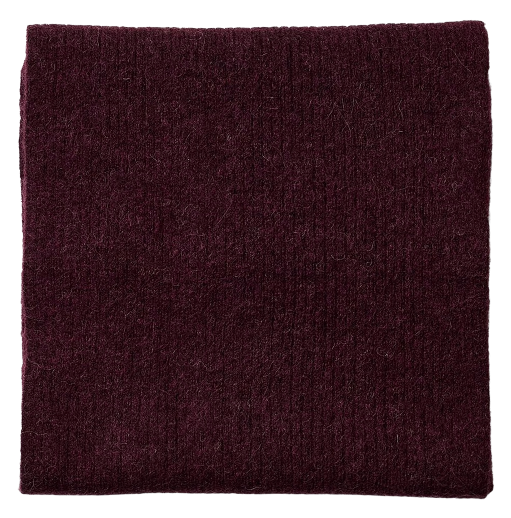 Echarpe en laine mélangée SELECTED Prune