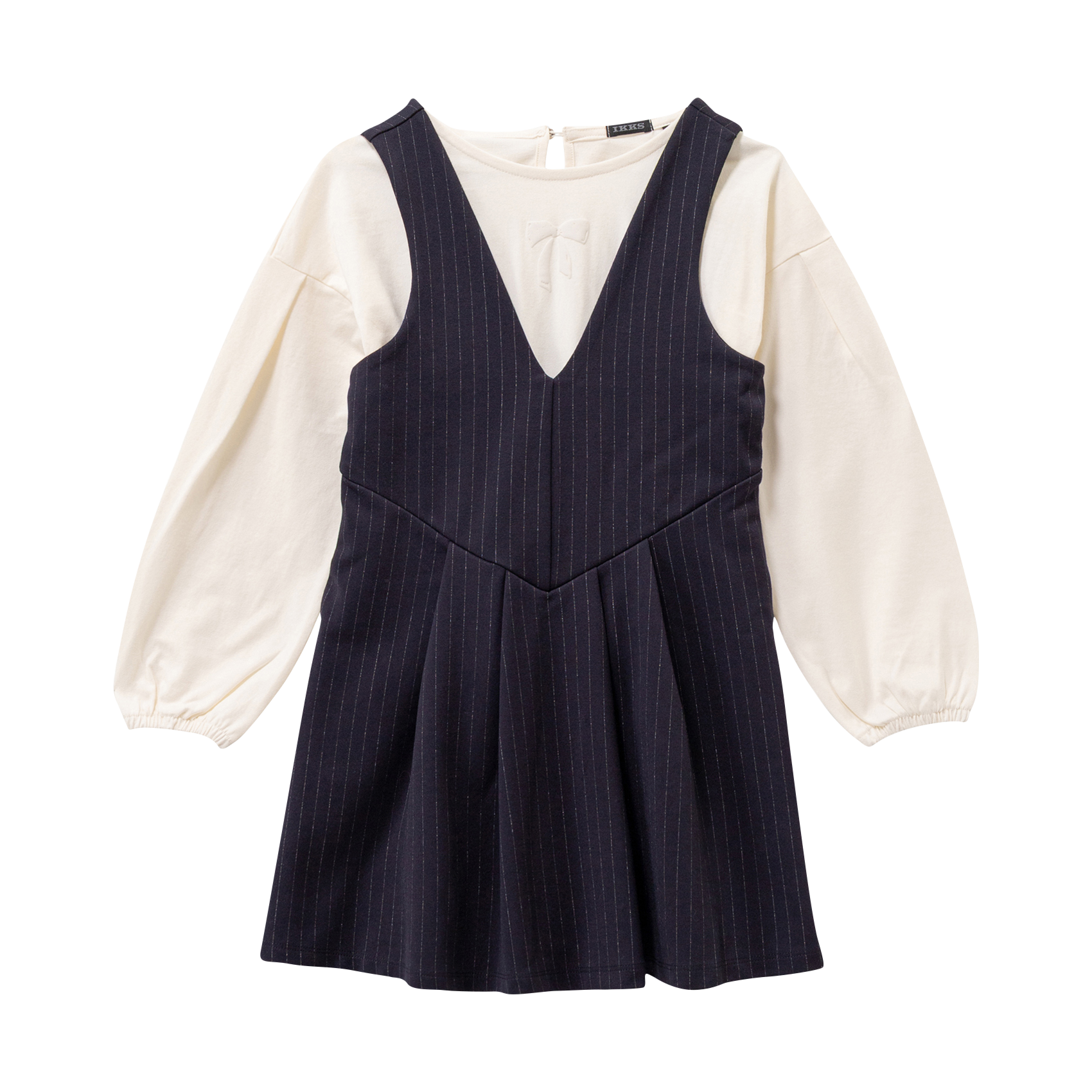 Jurk met strepen 2-in-1 IKKS JUNIOR Blauw