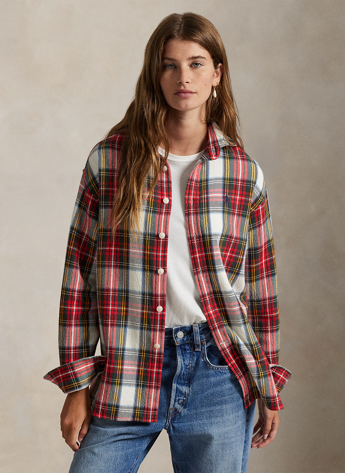 Baumwoll-Bluse POLO RALPH LAUREN Mehrfarbig