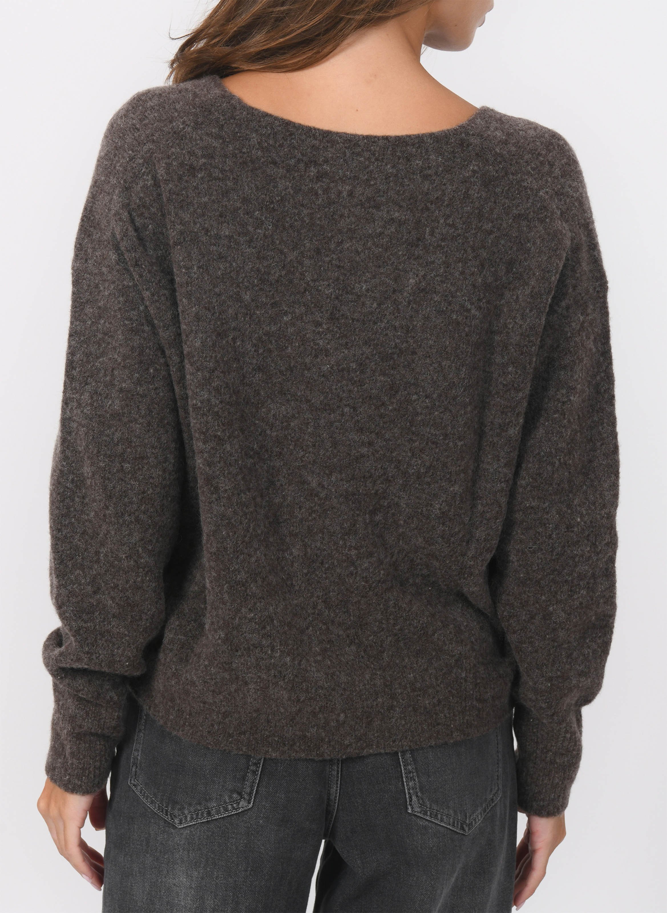 Blossom - Pullover aus Wollmix mit V-Ausschnitt KOOKAI Braun