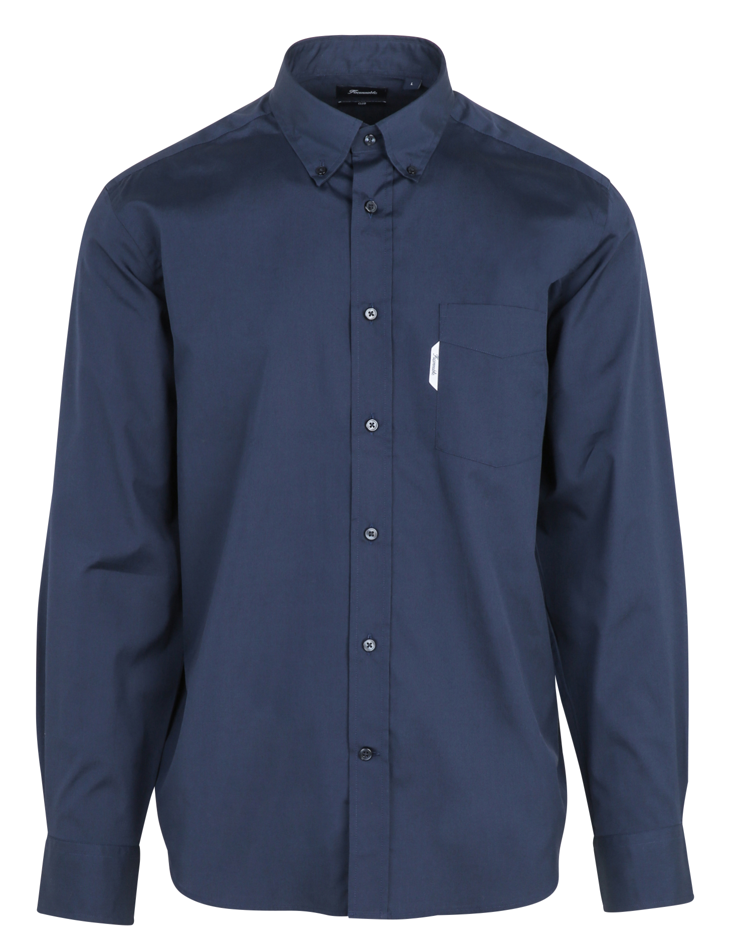 Cotton shirt with classic collar FACONNABLE Blue