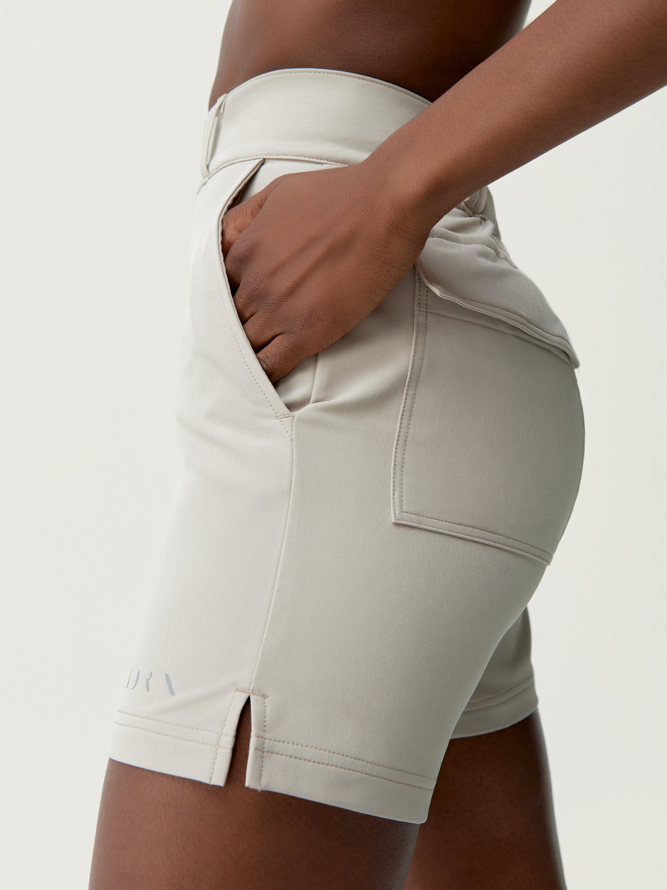 Women's Short Sports Cycling TRECK Beige