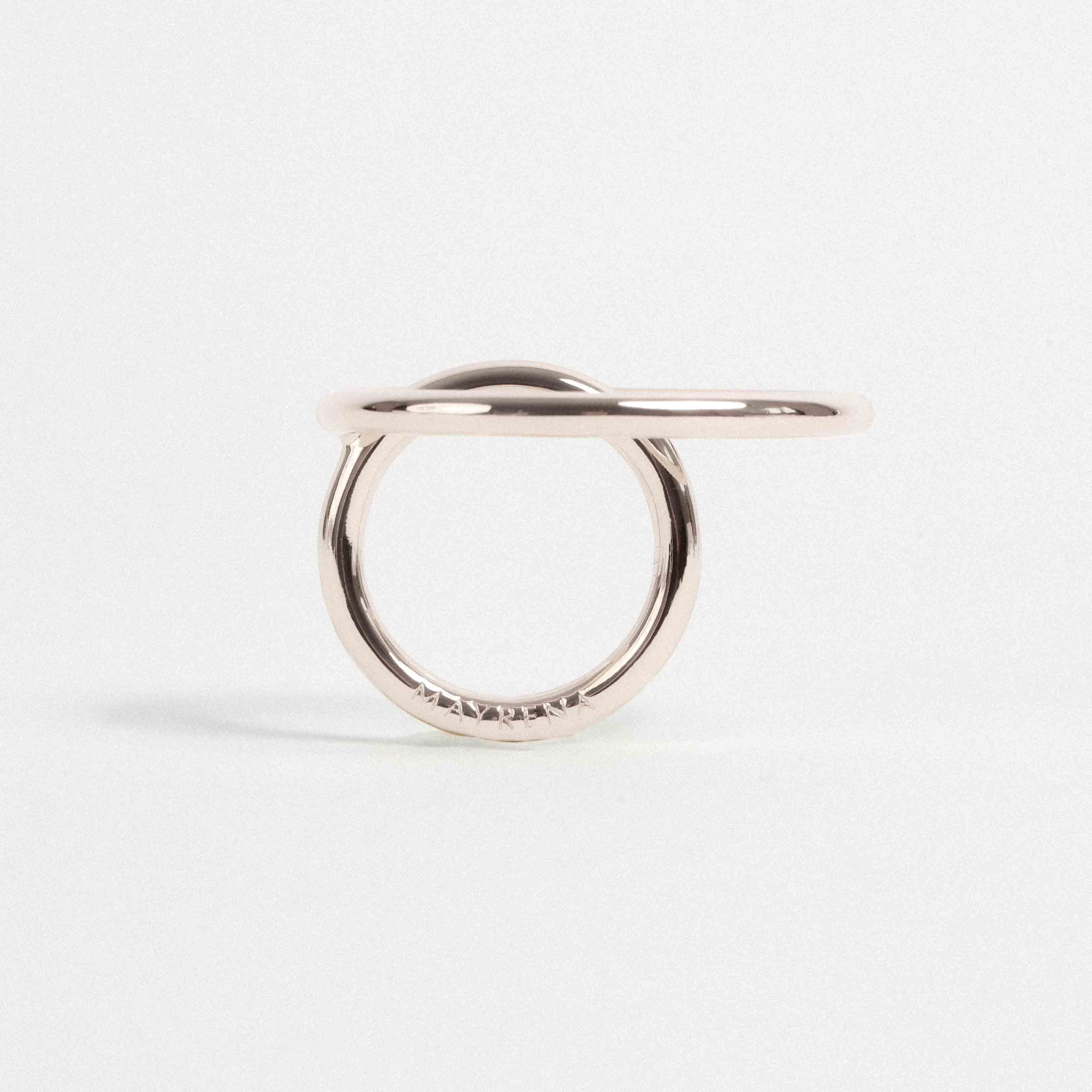 Adjustable ring, recycled silver MAYRENA Silver