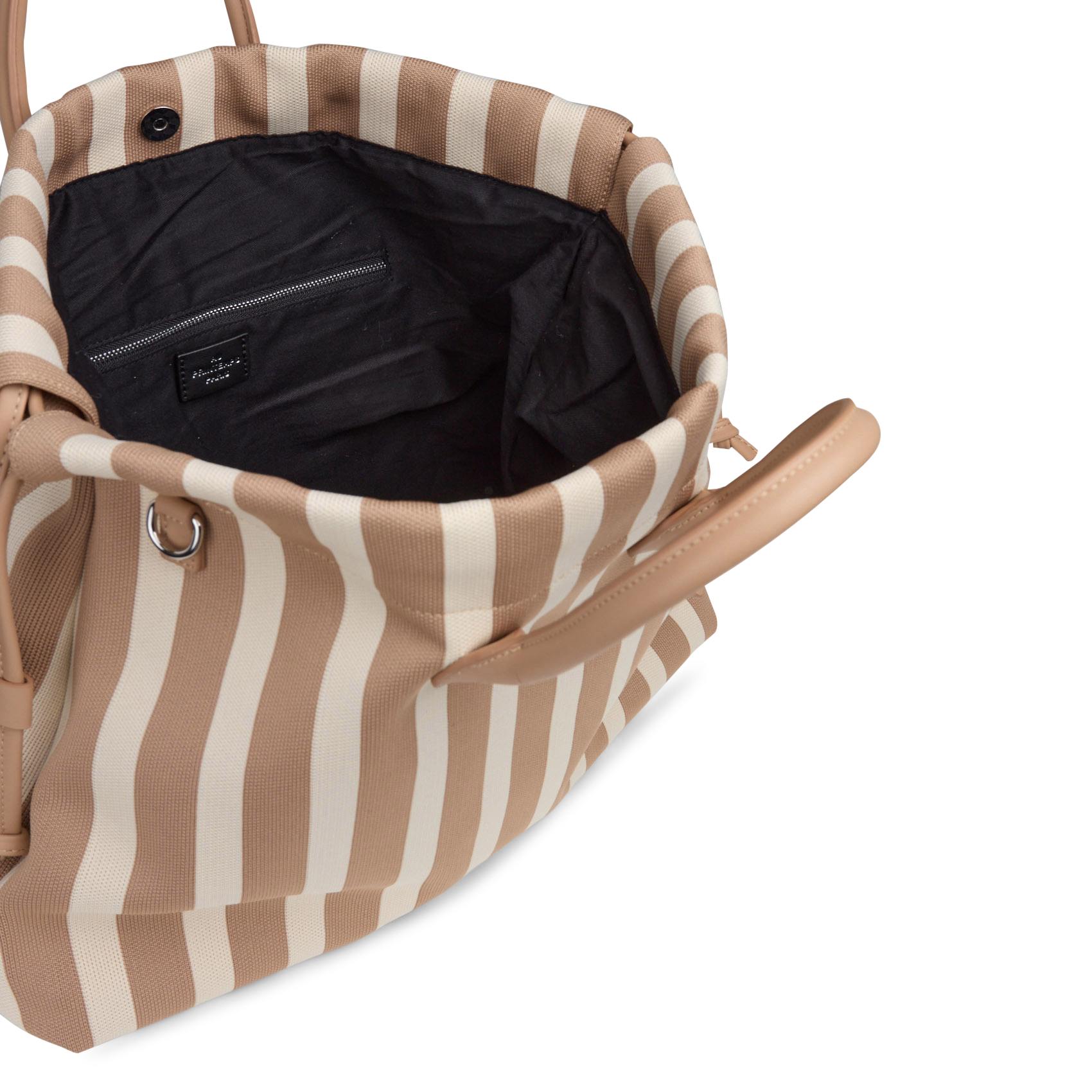 Gestreifter Shopper AU PRINTEMPS PARIS Beige