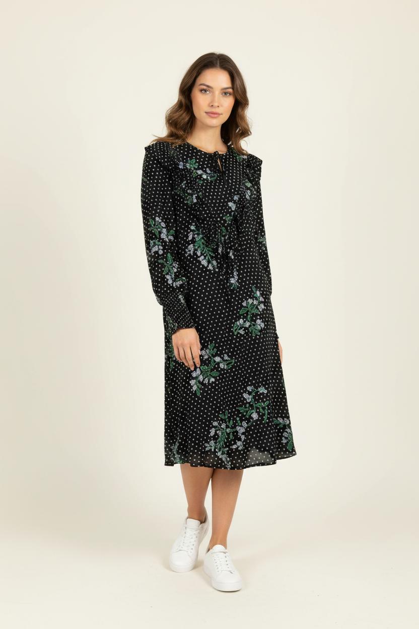 Robe courte & midi GANNI - Seconde Main Noir