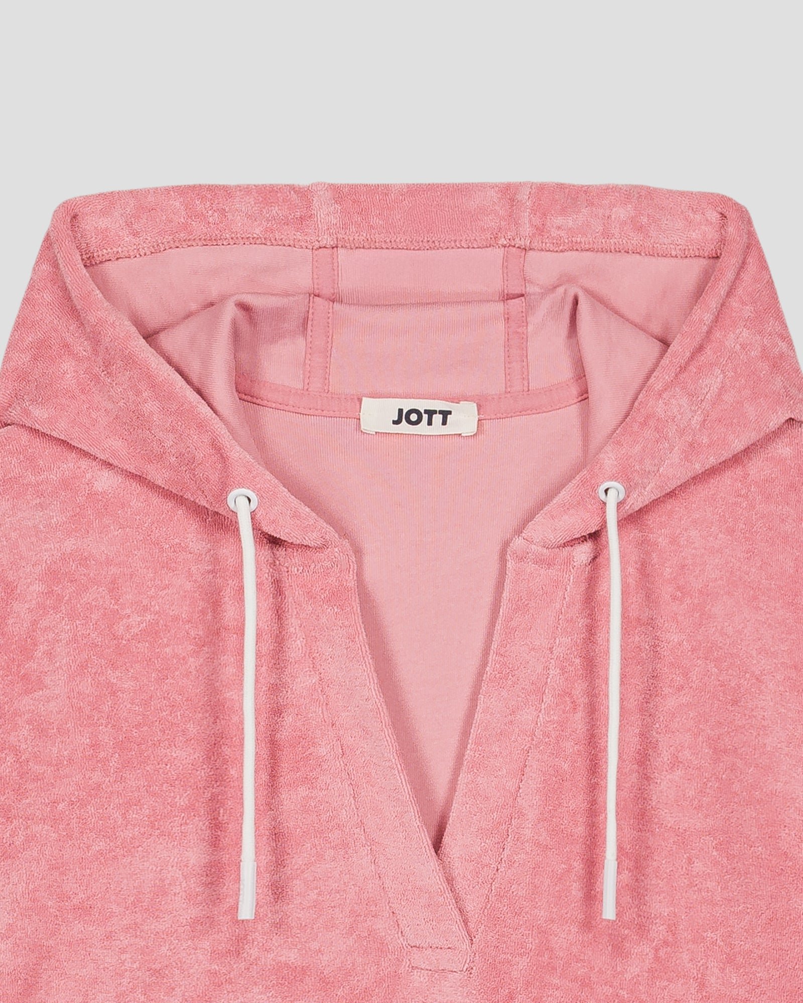 Robe éponge à capuche pearl JOTT Rose