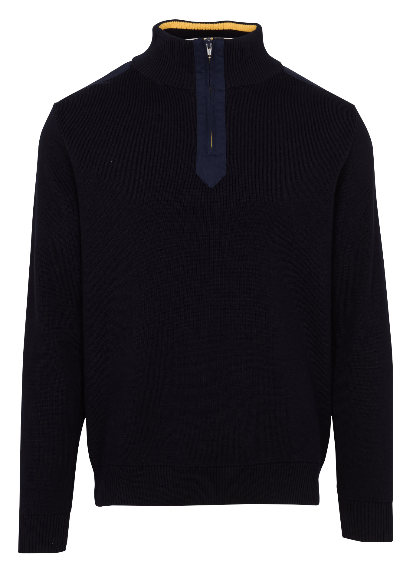 Pull droit col camionneur en coton ARMOR LUX Bleu