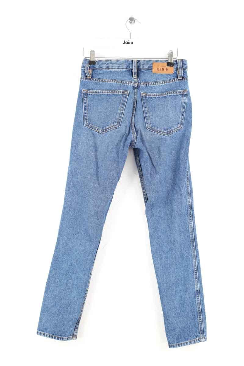 - Straight-leg jeans
- 5 pockets
- Straight cut
- Faded effect SEZANE - Seconde main Blue
