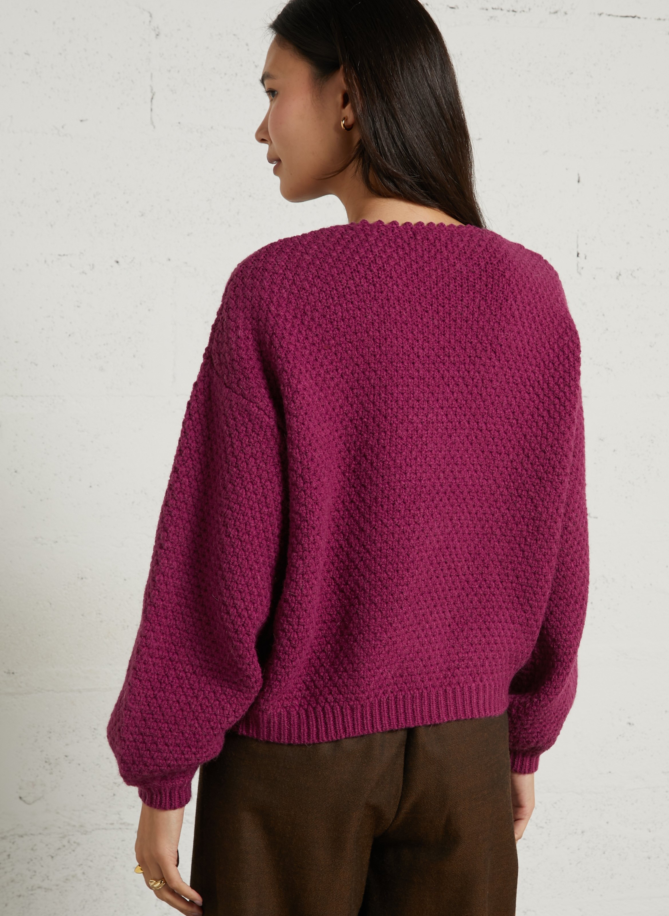 Vest met sjaalkraag LOUISE MISHA Rood