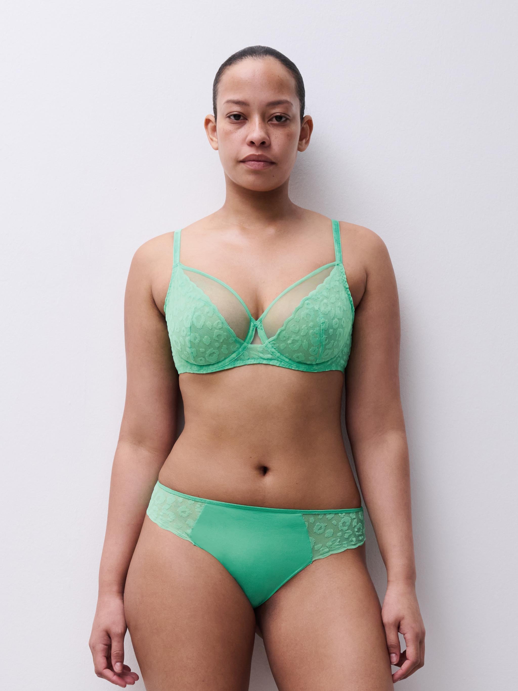 Full-cup bra CHANTELLE PULP Green