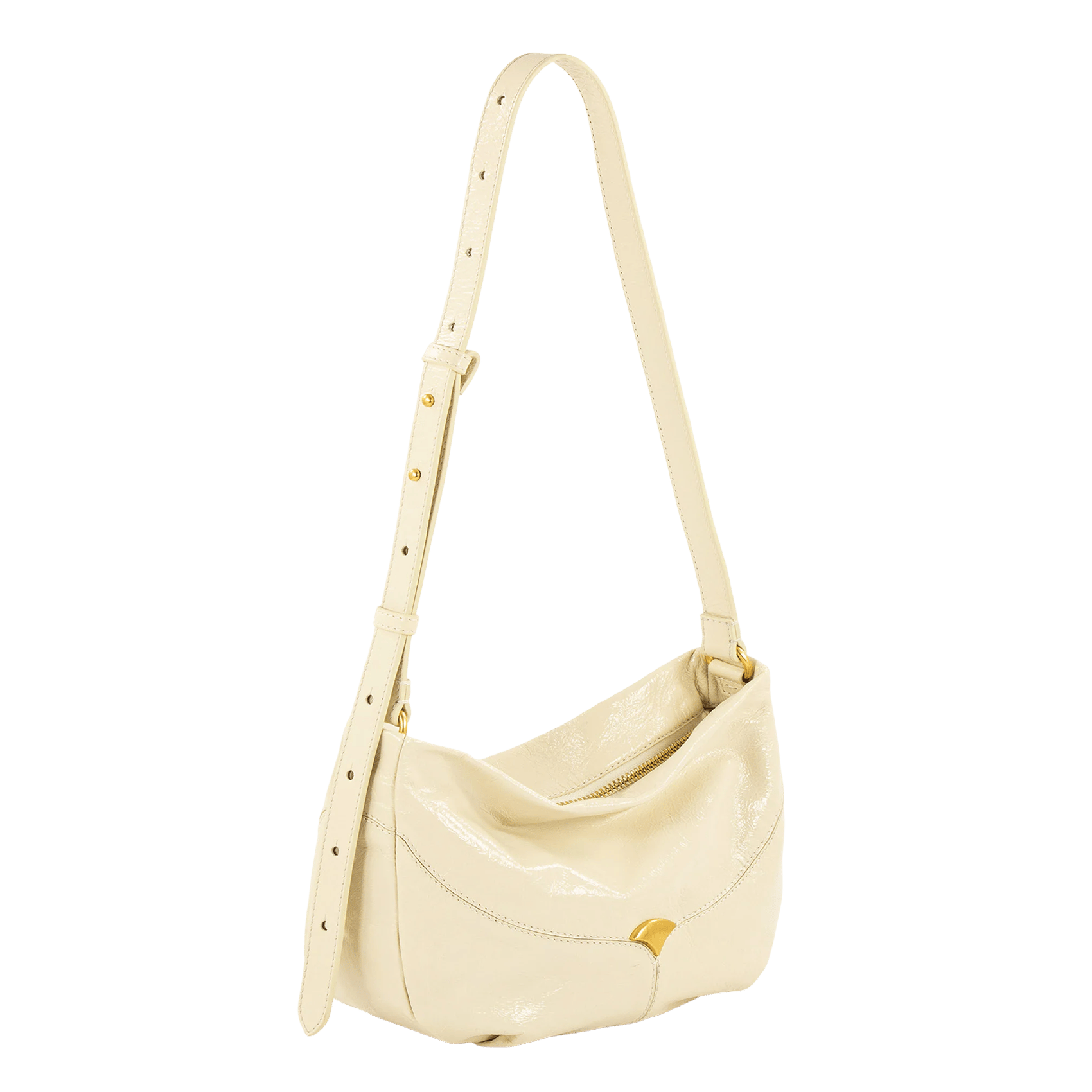 Bolso bandolera de piel SESSUN Blanco