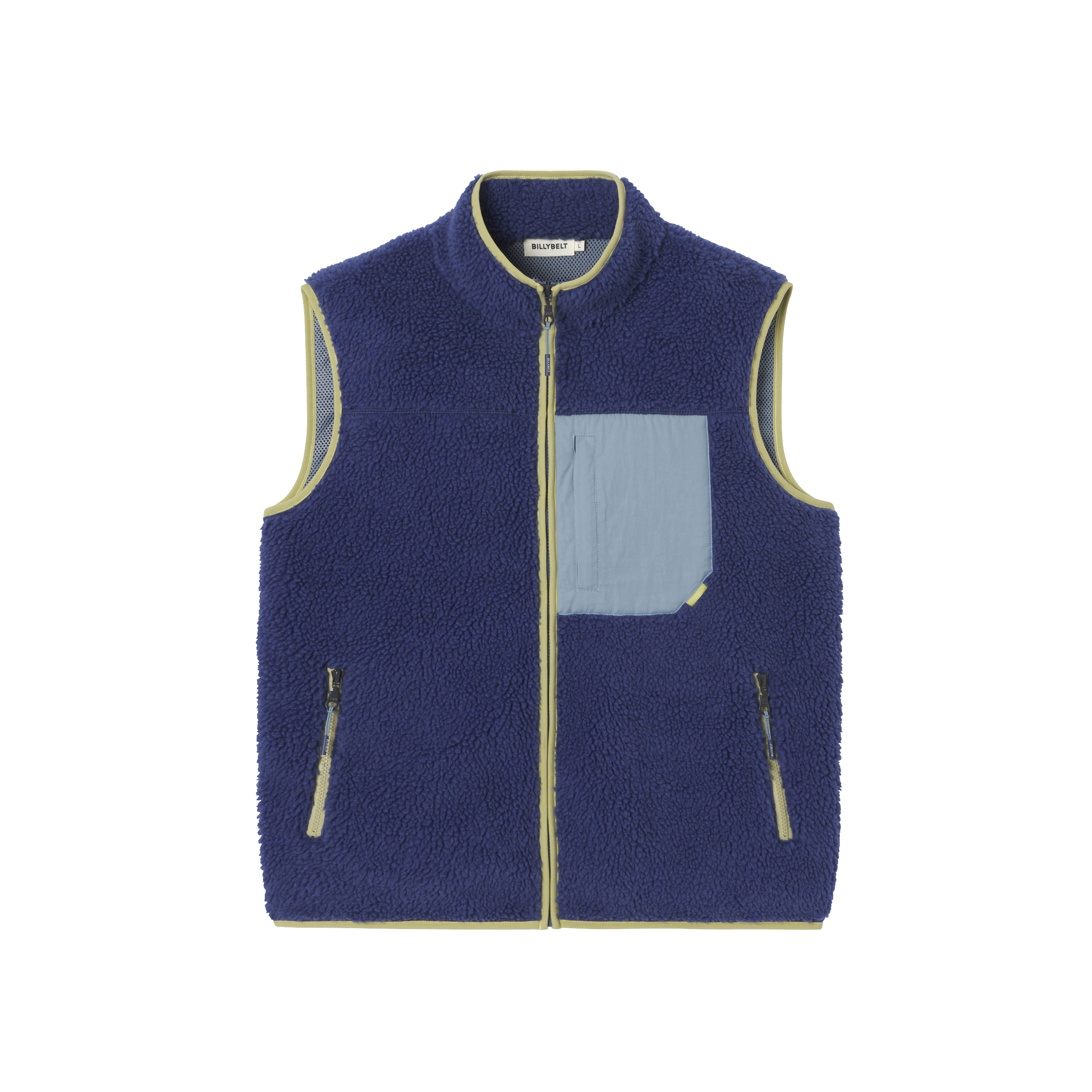 Sleeveless Sherpa Zip-Up Vest BILLYBELT