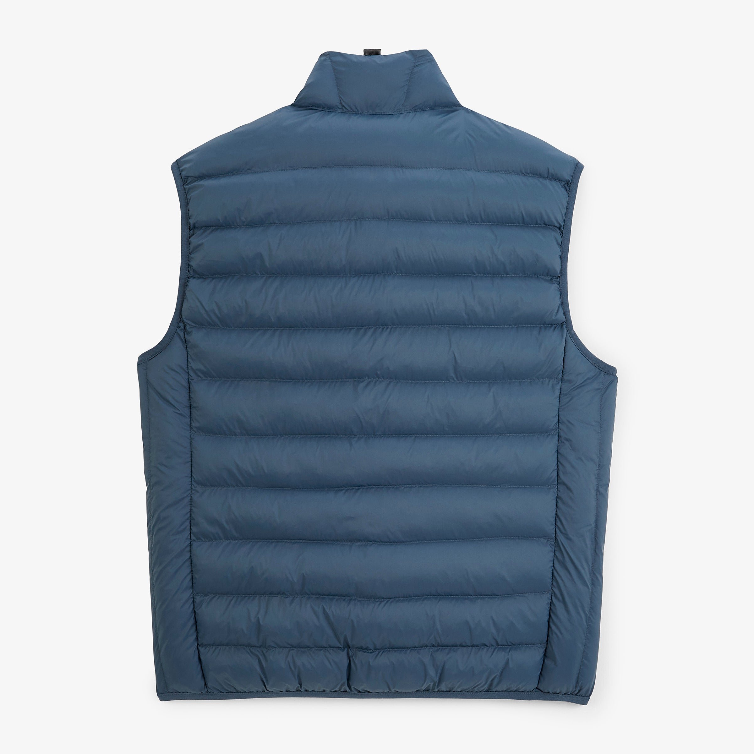 Asphalt gray sleeveless puffer vest SERGE BLANCO Grey