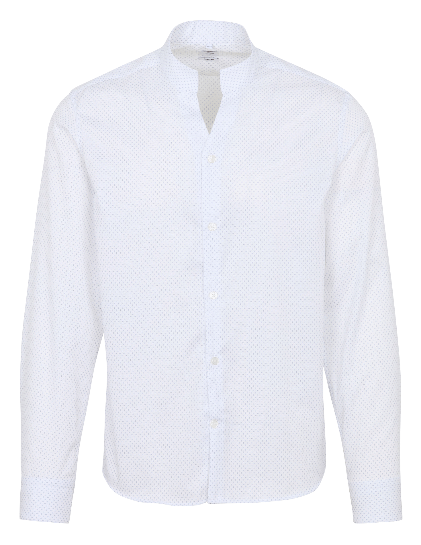 Katoenen blouse met klassieke kraag AU PRINTEMPS PARIS Beige