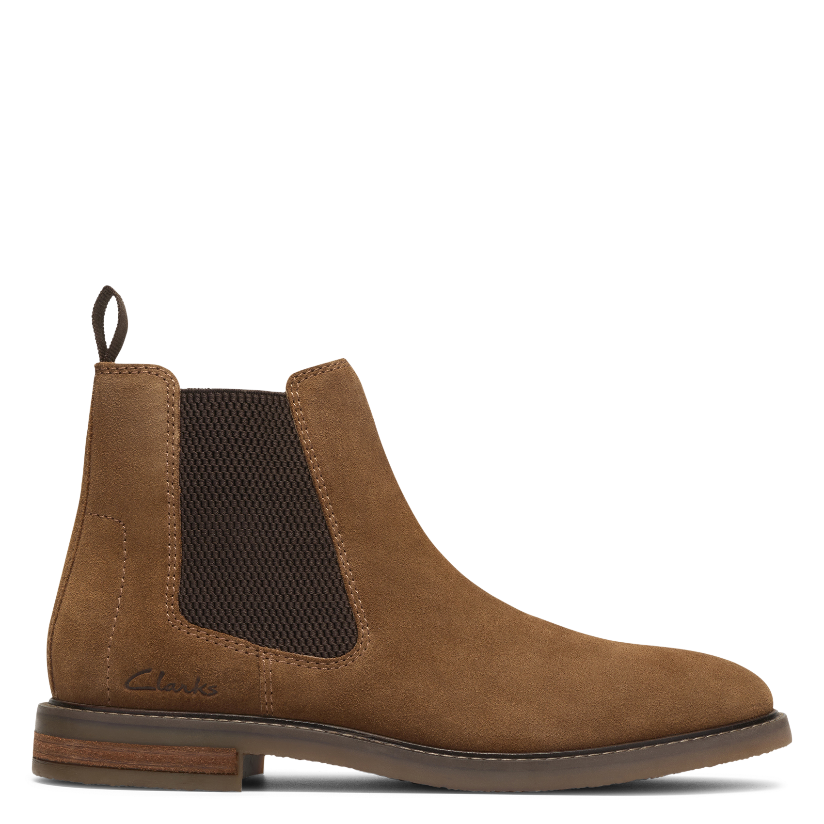Boots en cuir CLARKS Marron