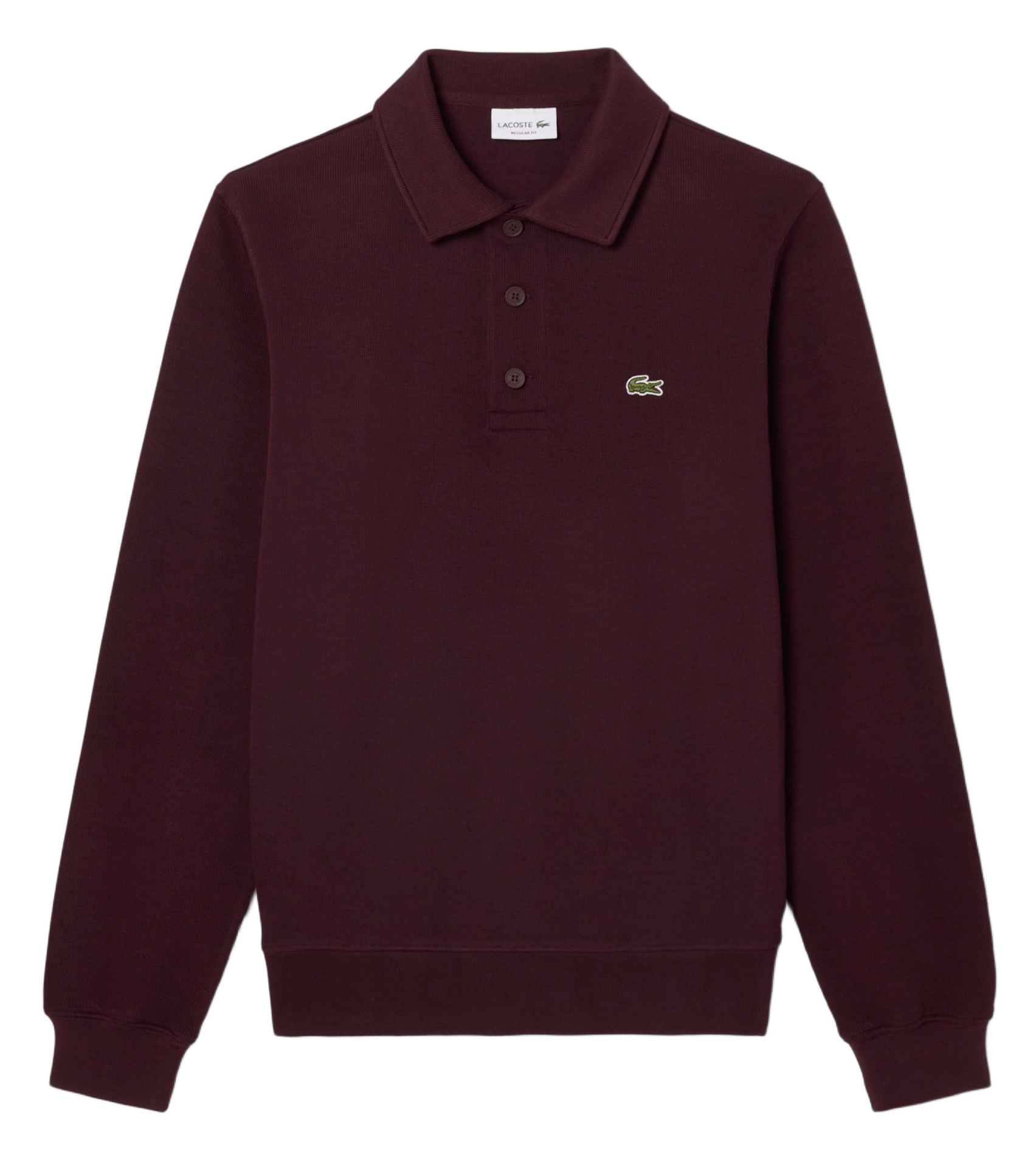 Polo-Sweatshirt aus Baumwollmischung LACOSTE Rot