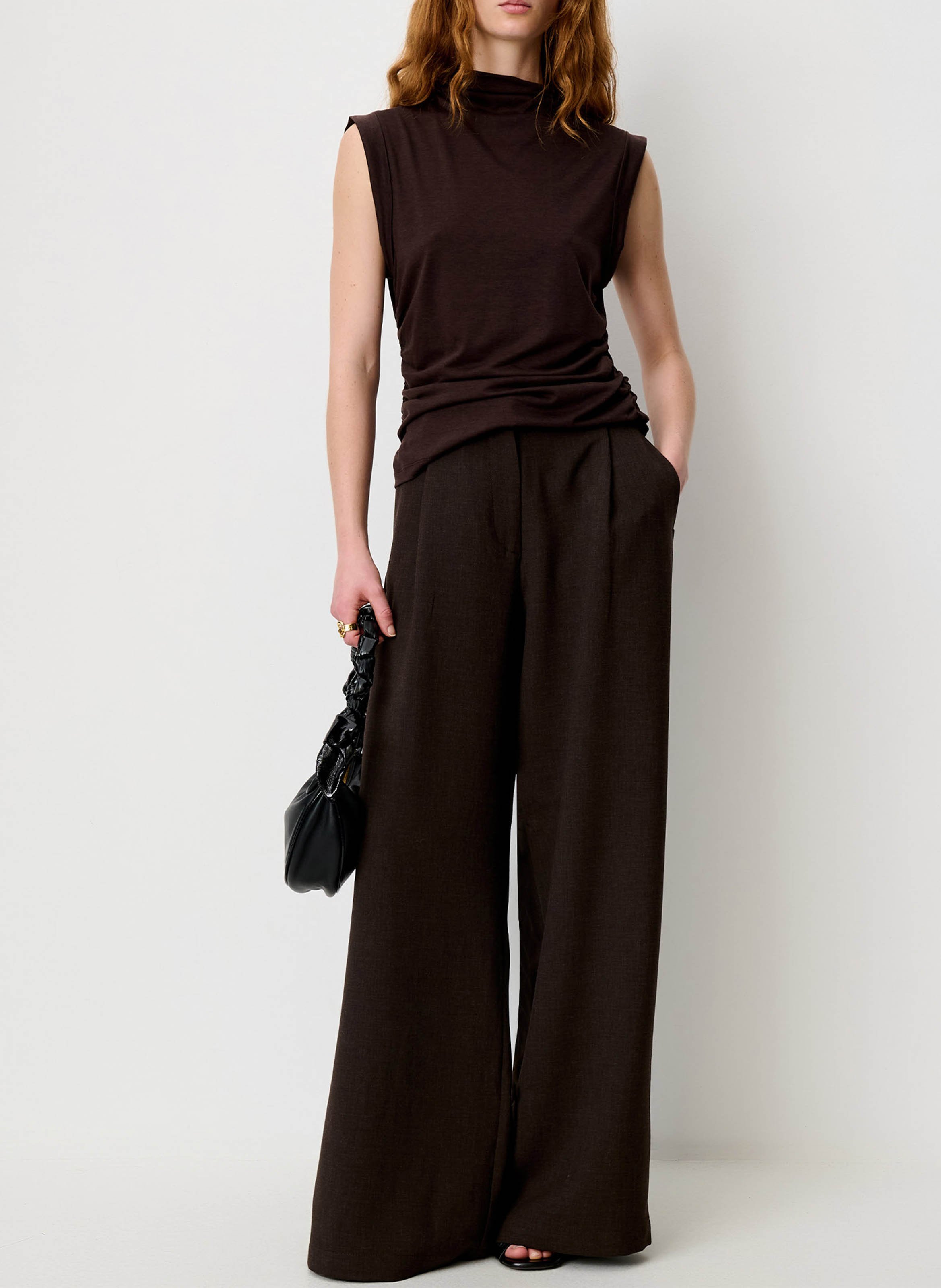 Wide trousers SESSUN Grey