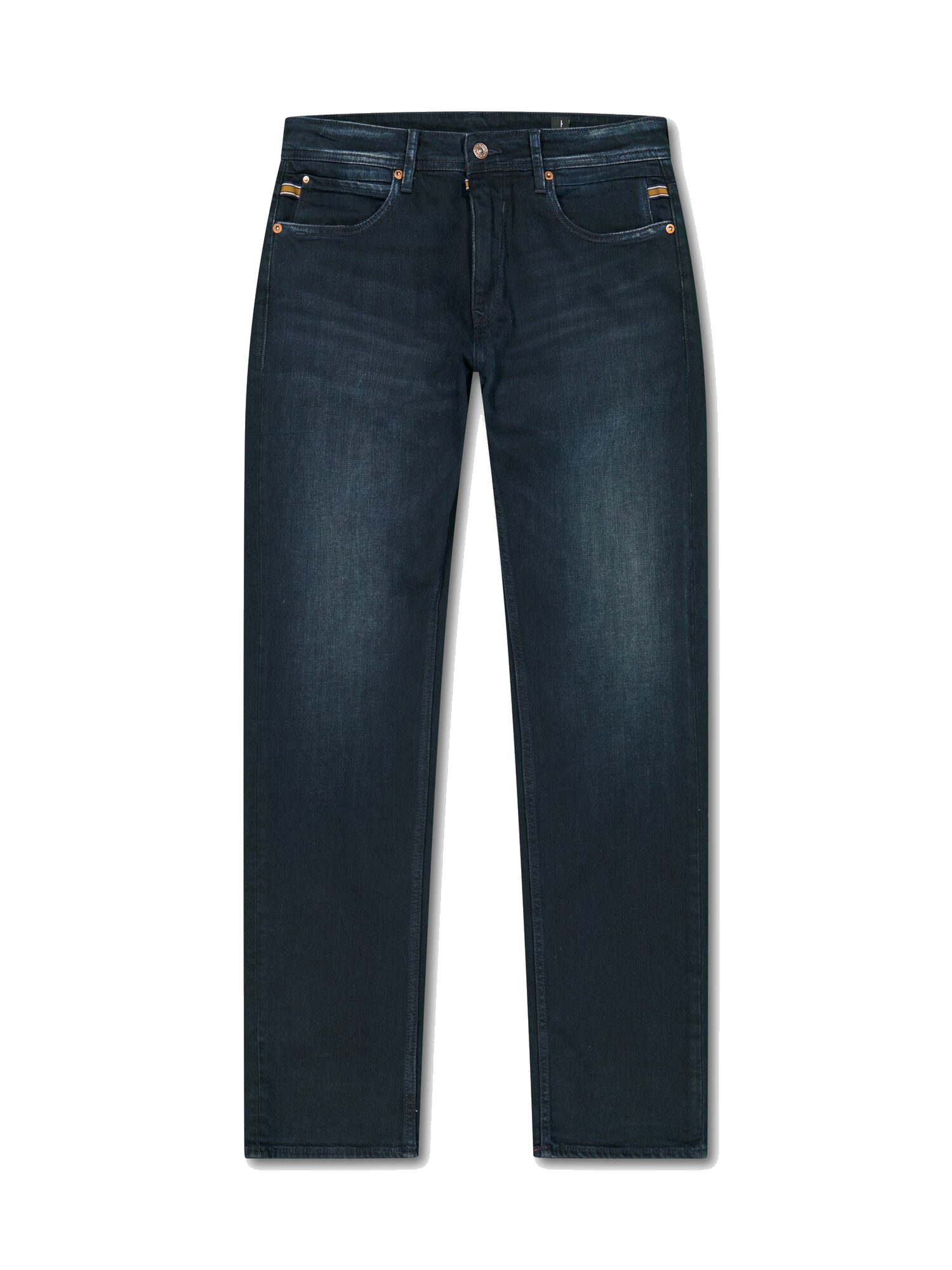 Straight-leg zip jeans LE TEMPS DES CERISES Blue