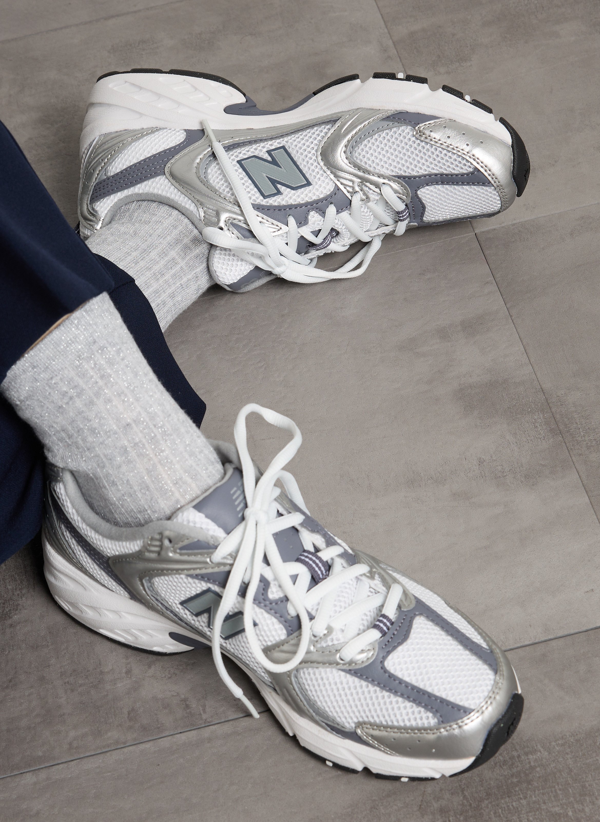 Sneakers NEW BALANCE Silver