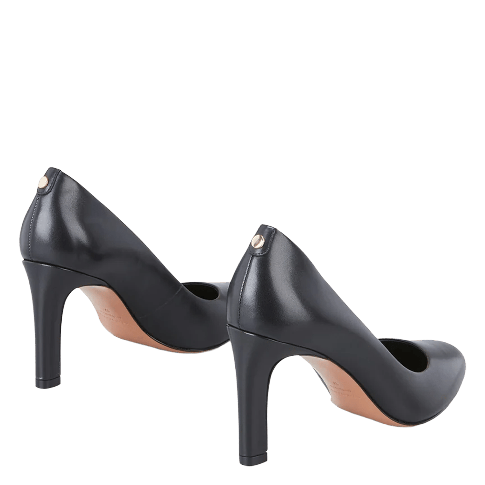 Hoge sandalen van leer COSMOPARIS Zwart