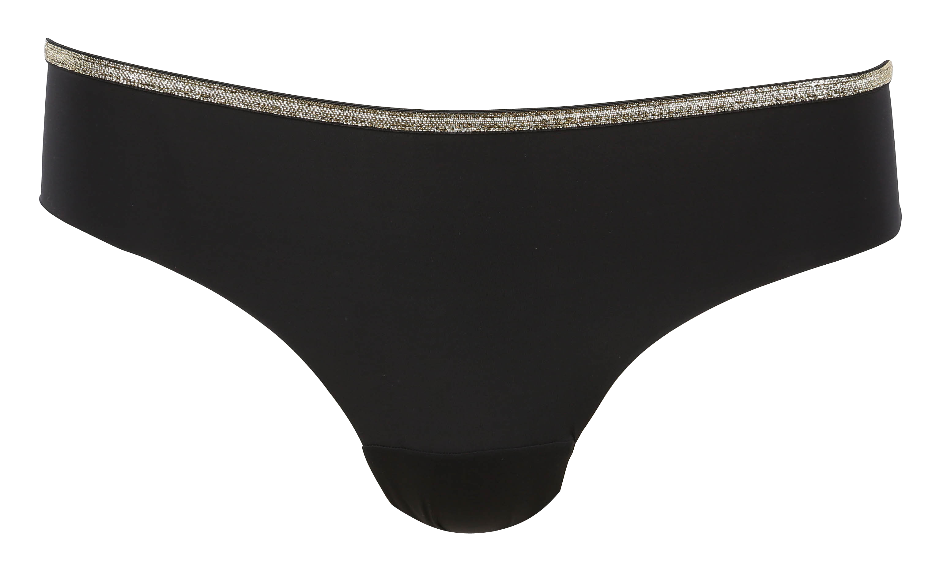 Perizoma brasiliano dettaglio lurex LA NOUVELLE Nero